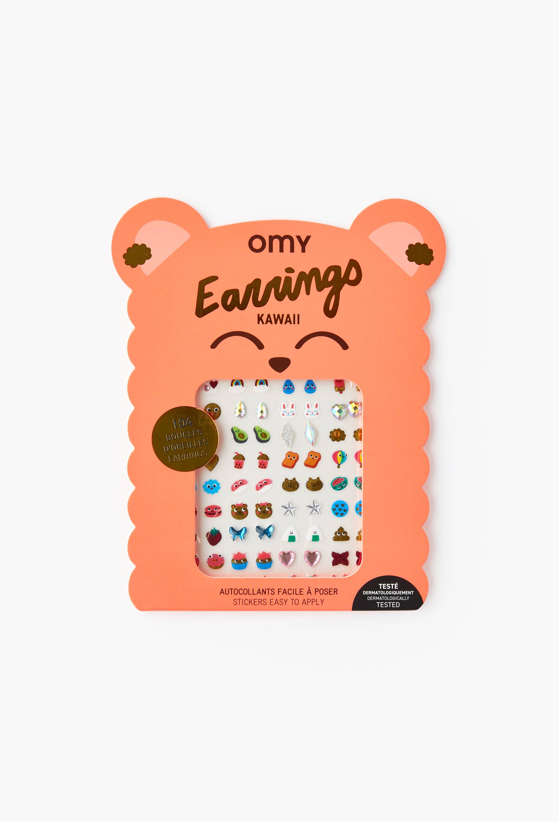 EARRINGS STICKERS KAWAII, , large image number 1