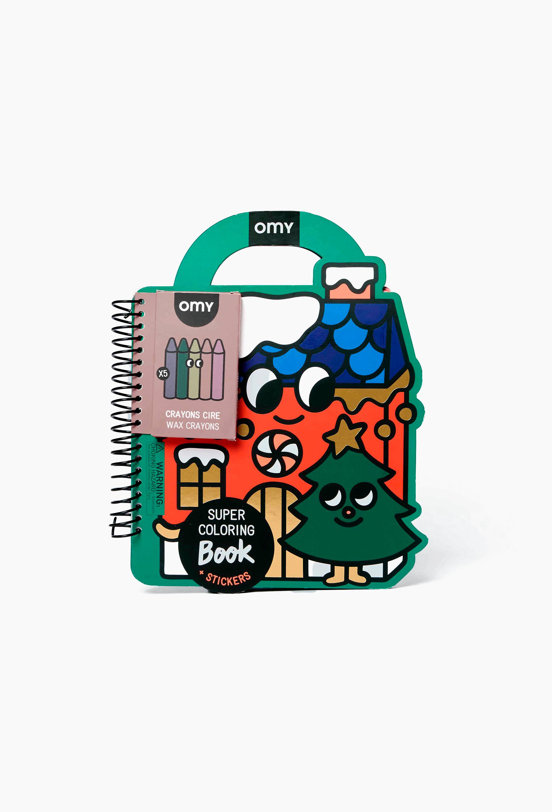 SUPER COLORING & STICKERS BOOK - CHRISTMAS, , large image number 0