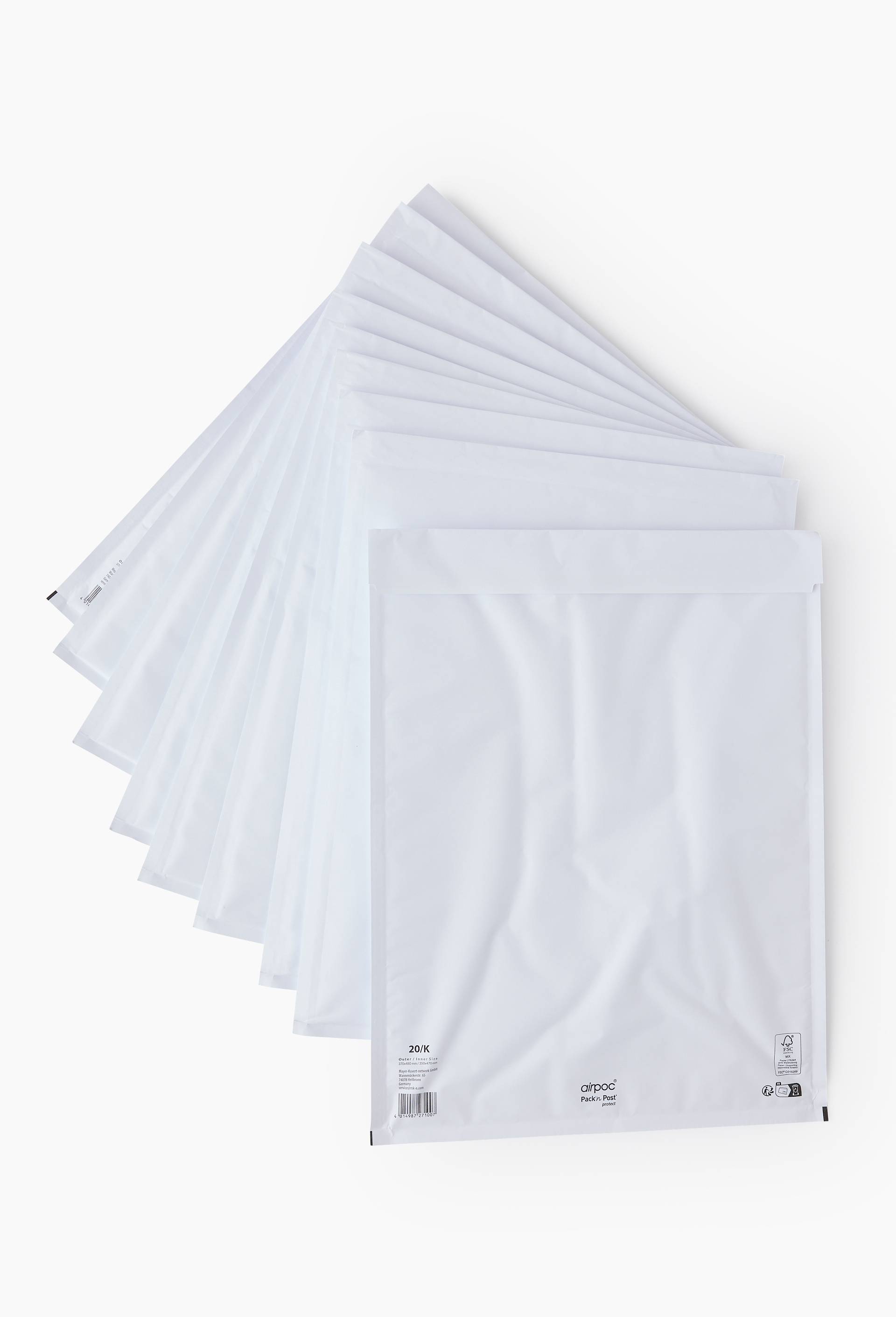 10 Enveloppes &agrave; bulle grand format, , large image number 1