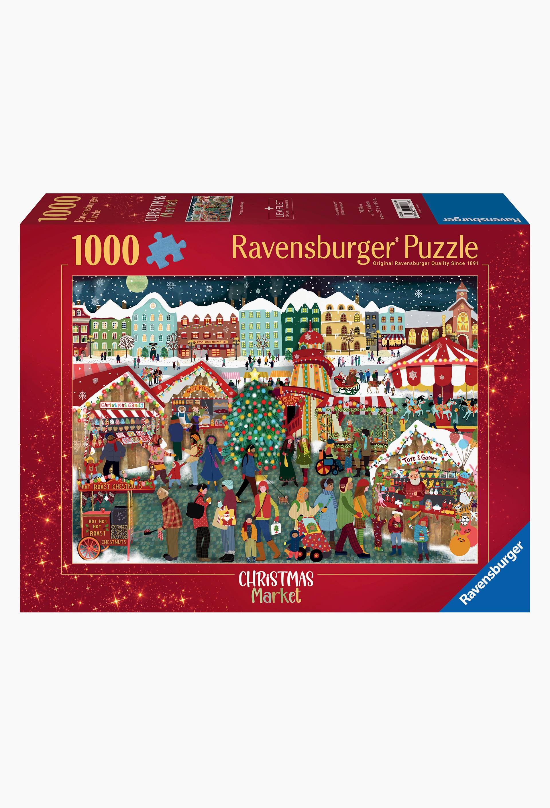 Puzzle 1000 pi&egrave;ces - Le march&eacute; de No&euml;l, , large image number 0.0
