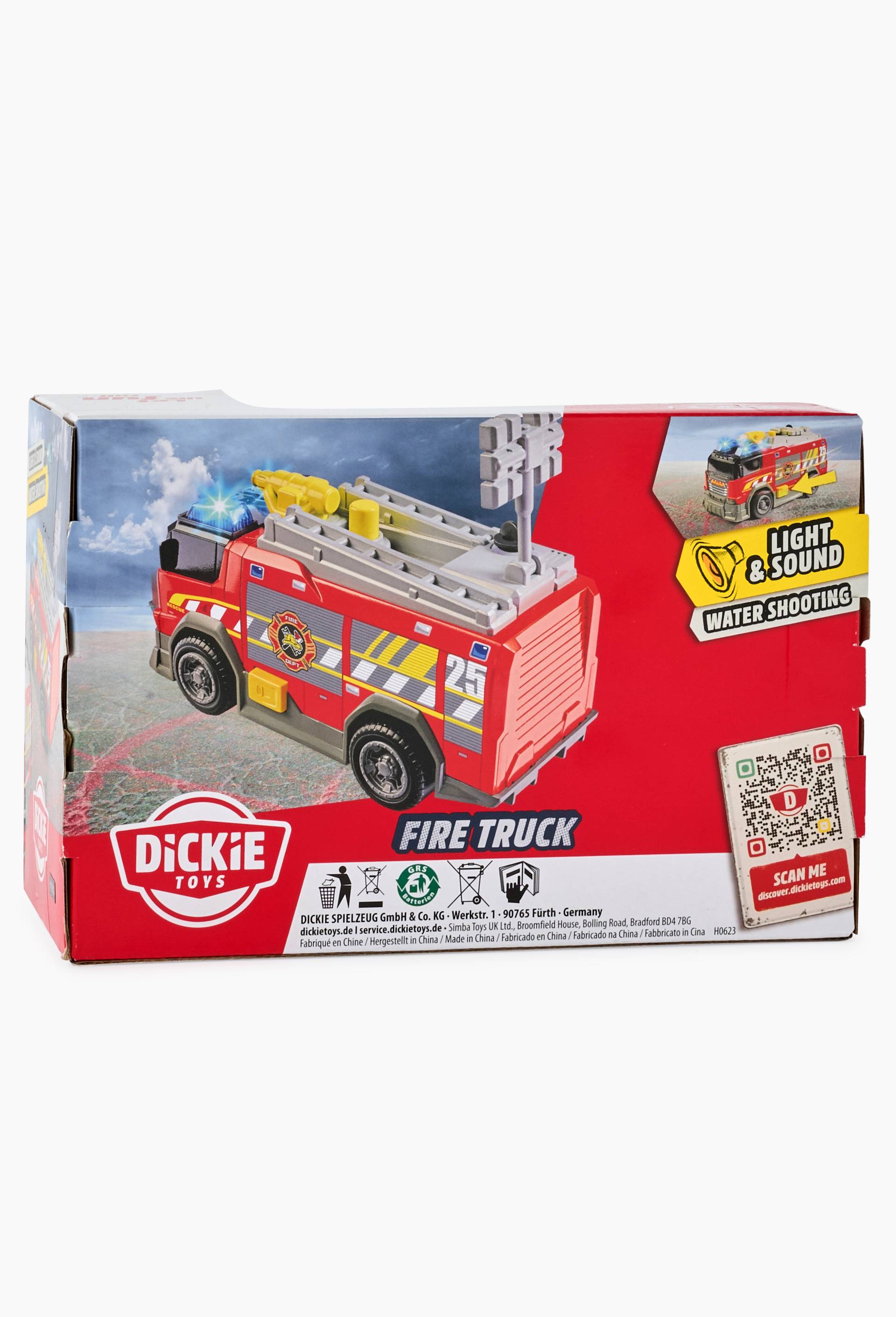 Camion pompiers 15 cm, , large image number 1.0