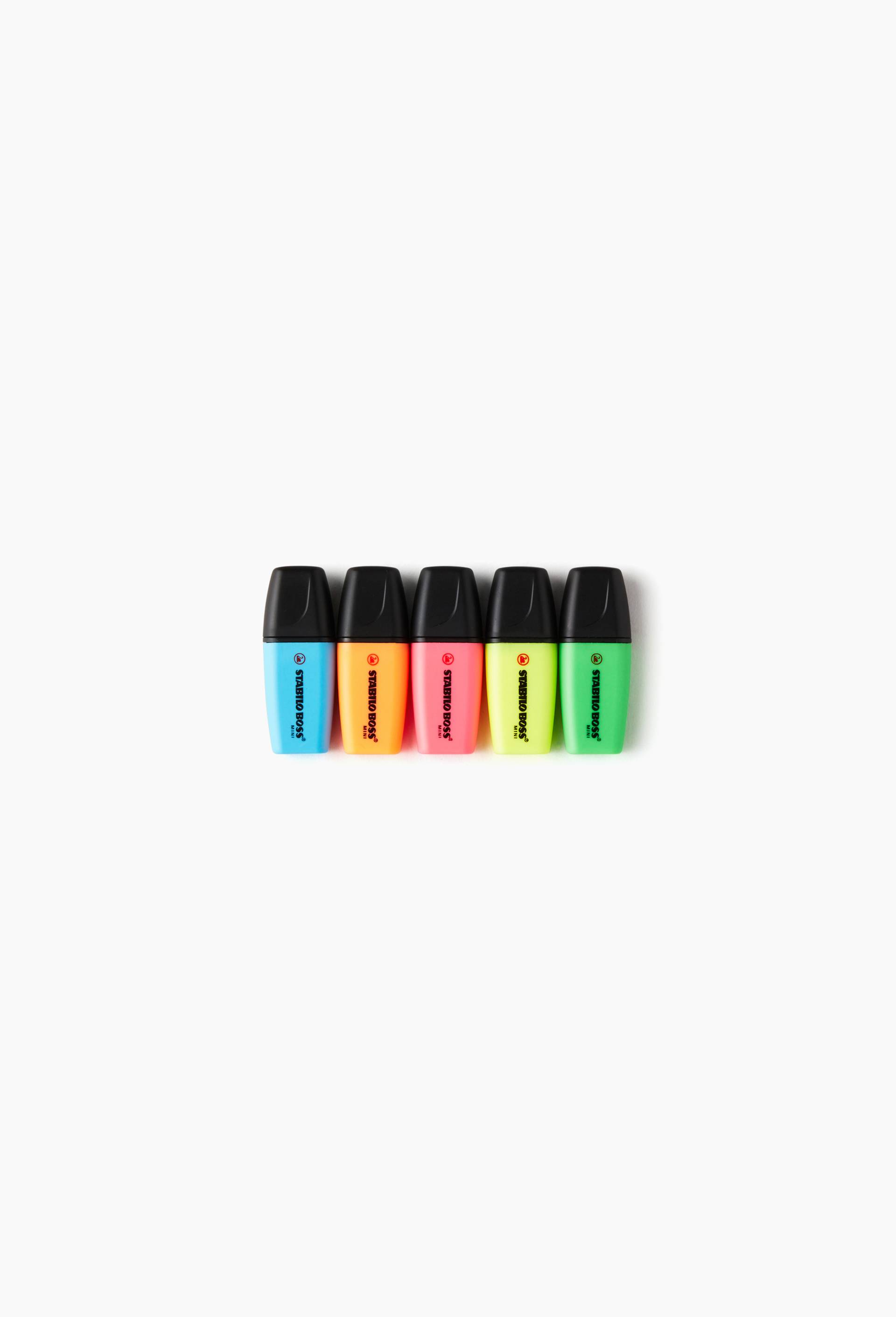STABILO - LOT DE 5 MINI STABILO BOSS