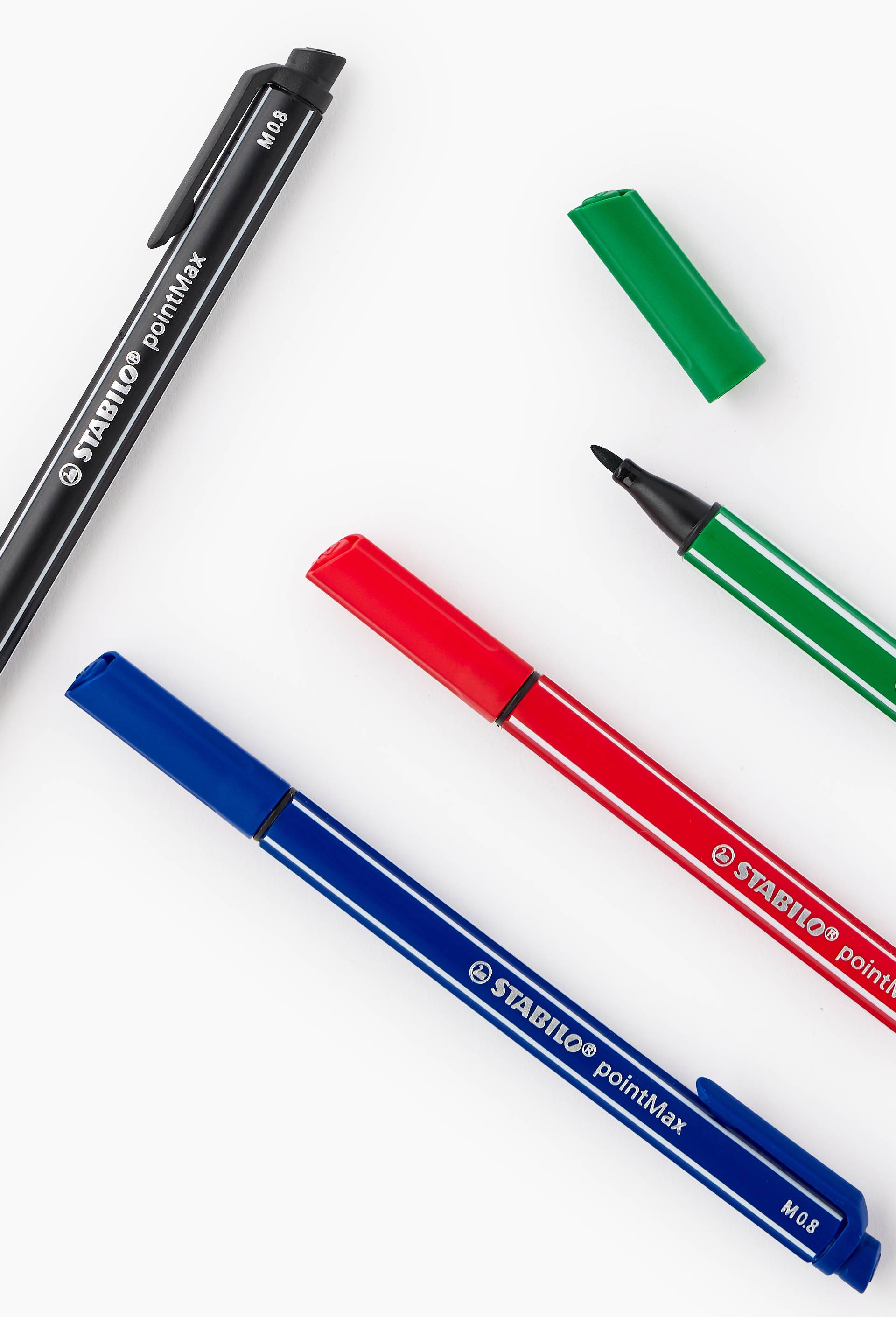 4 stylos-feutres PointMax, coloris assortis, , large image number 1.0