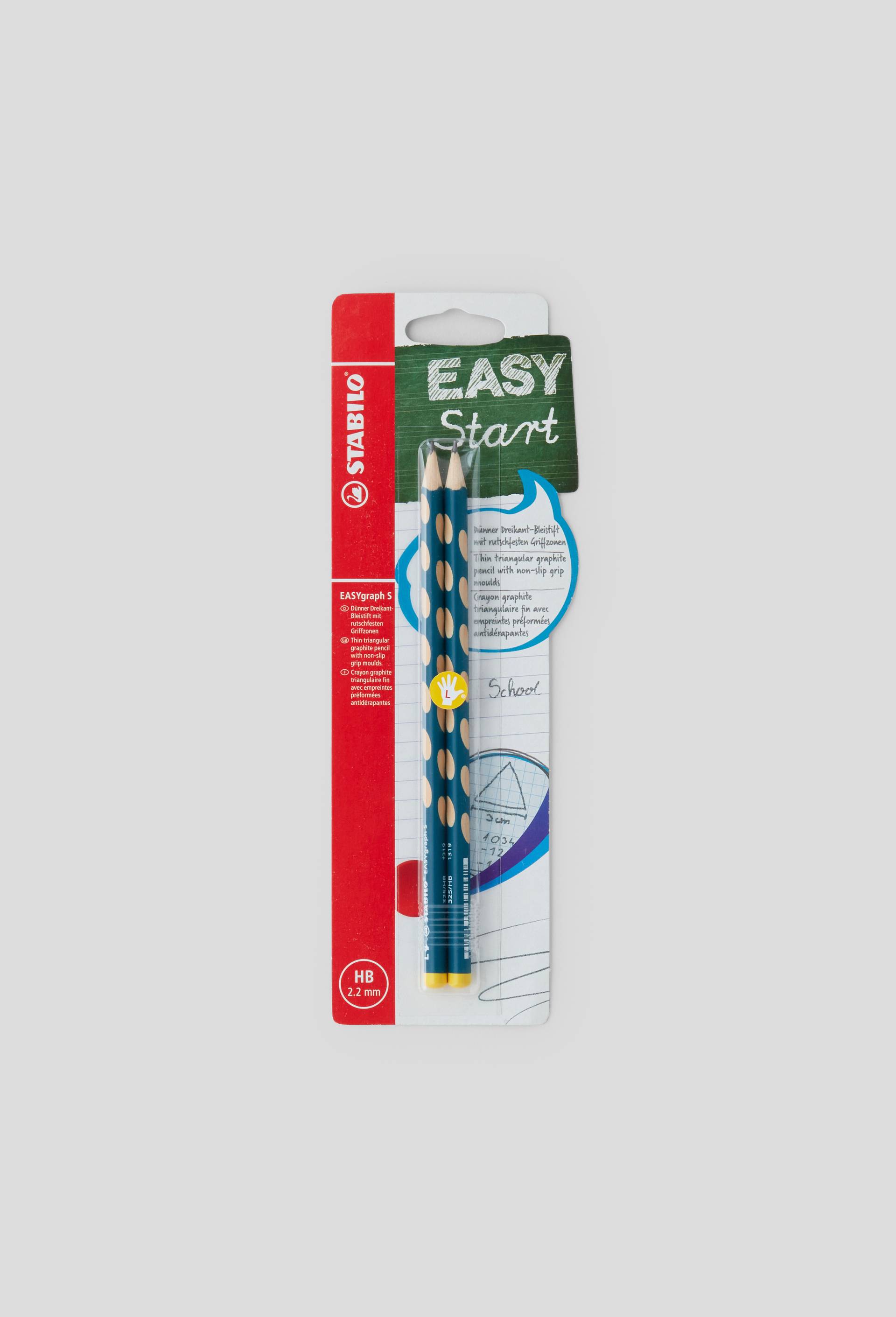 2 crayons HB easy graph gaucher, , large image number 0