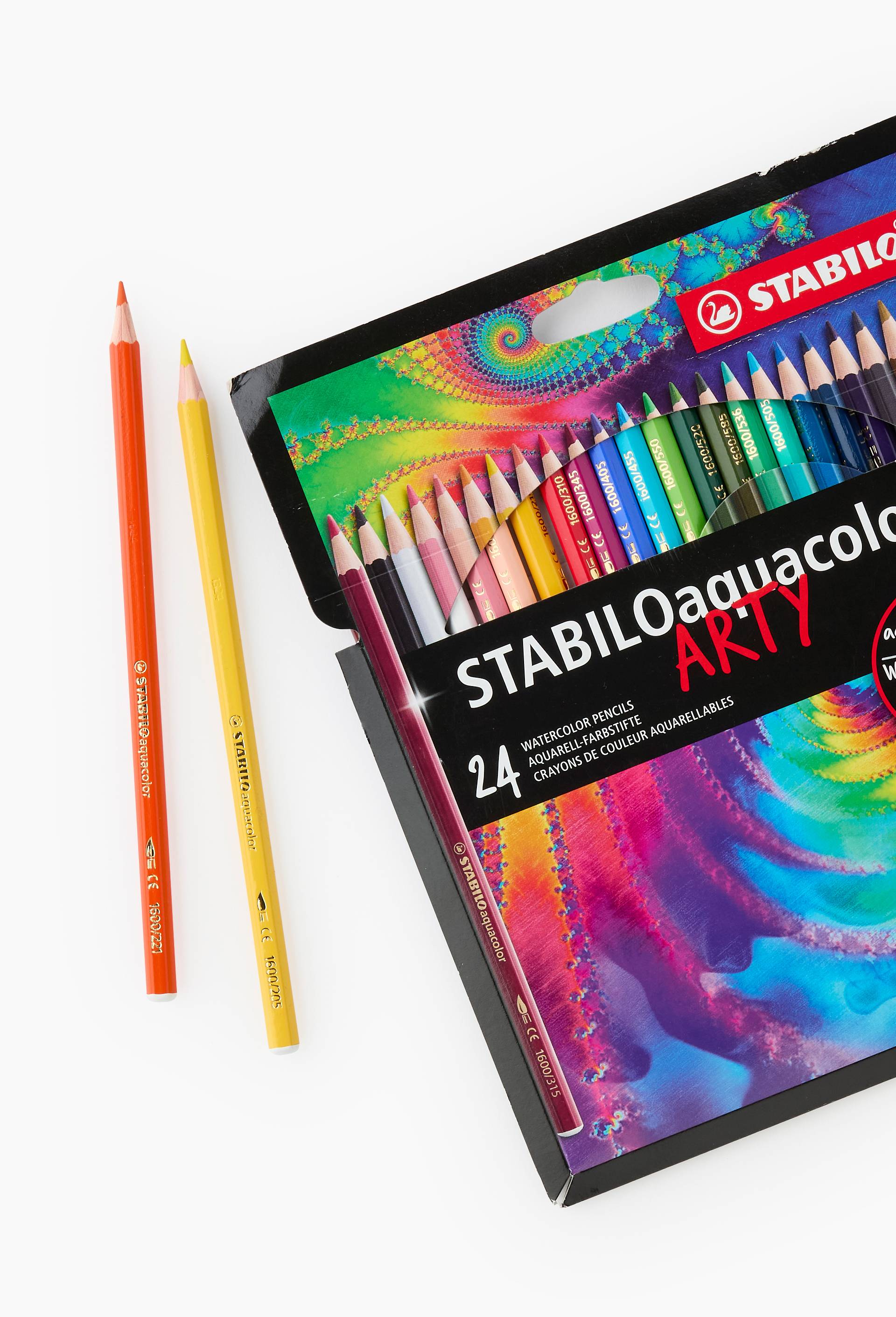 Lot de 24 crayons de couleur aquarellables - Couleurs assorties - Aquacolor ARTY, , large image number 1