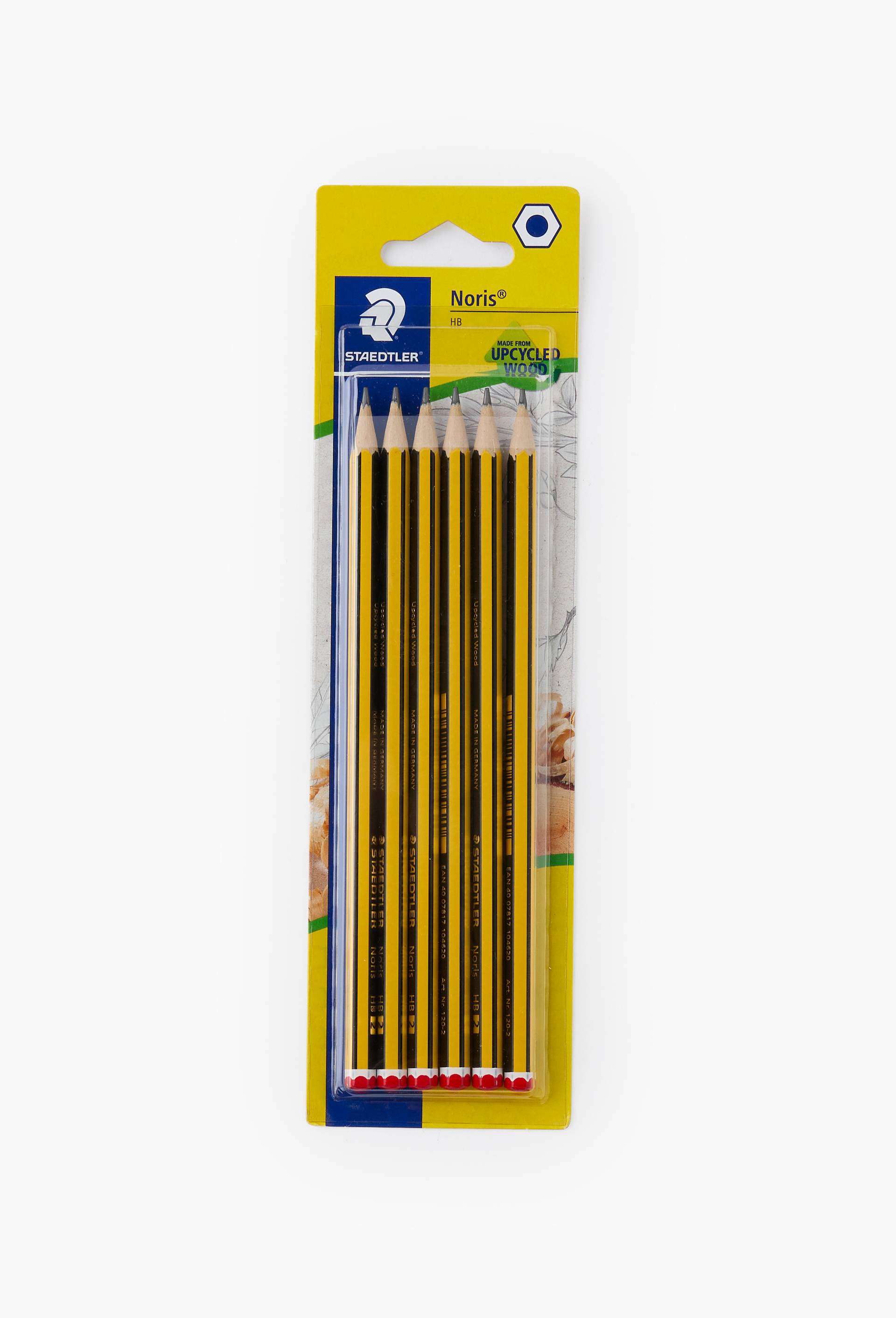 6 crayons graphite hb noris, , large image number 0