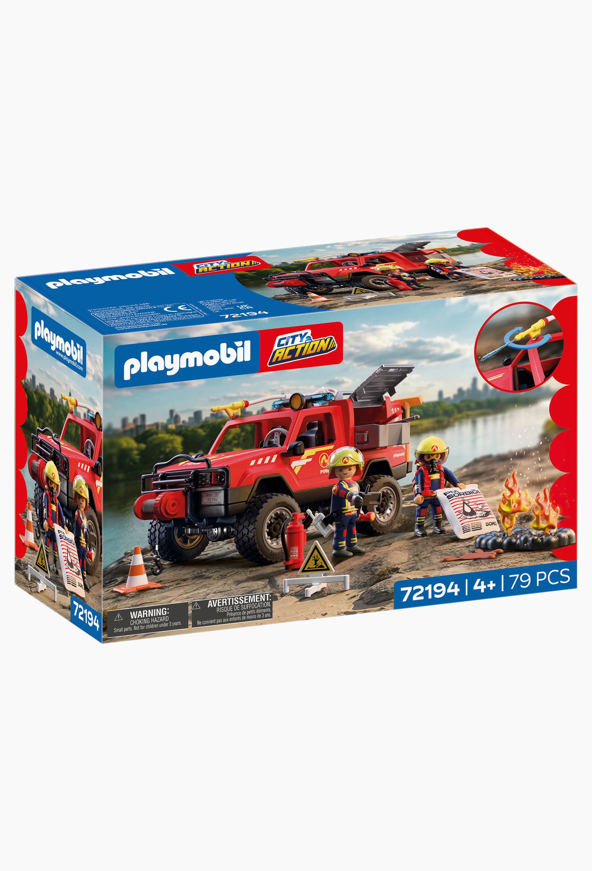 72194 - Pick-up de pompiers & 2 personnages, , large image number 0