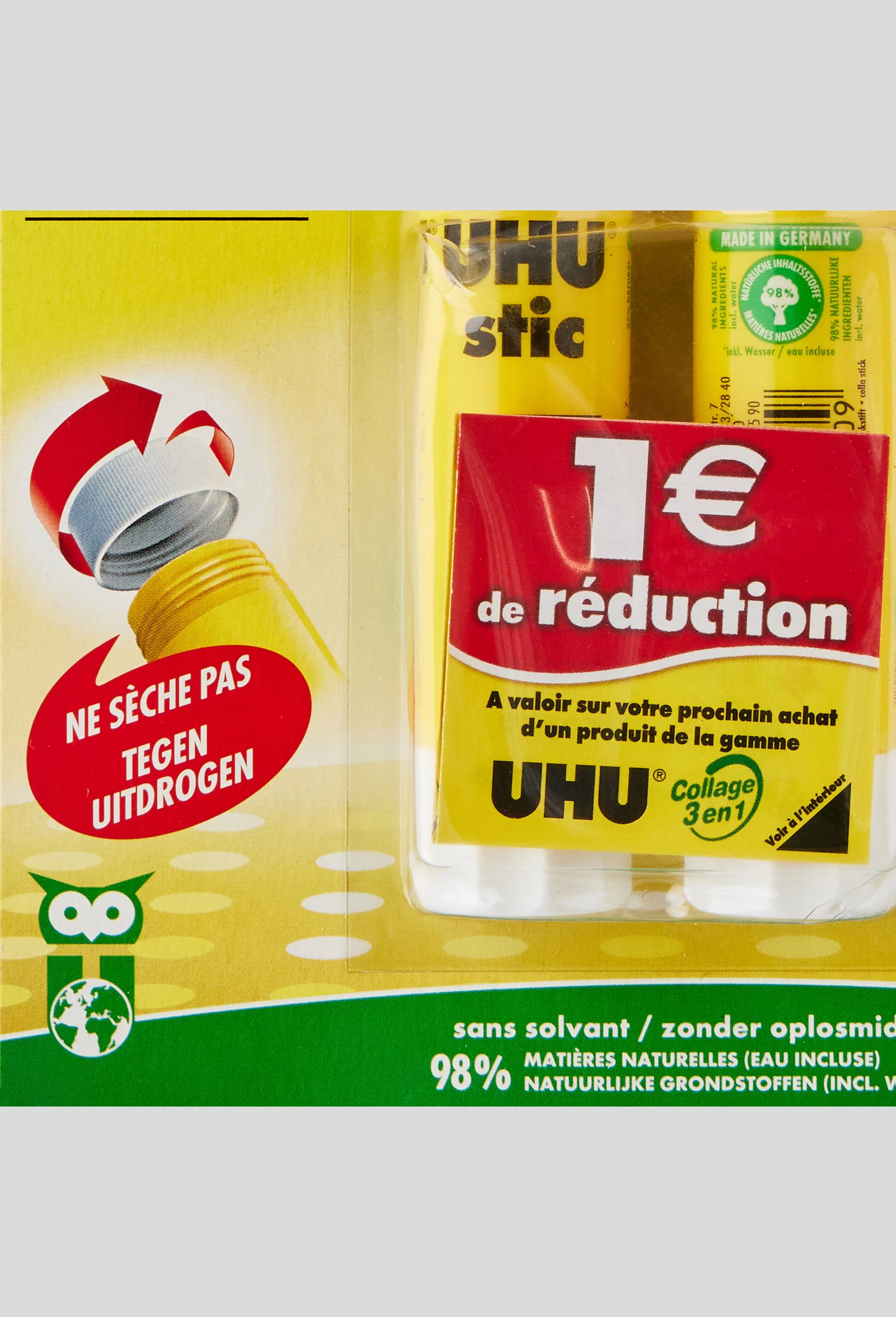 2 BATON COLLE BLANC 8,2 G UHU, , large image number 1