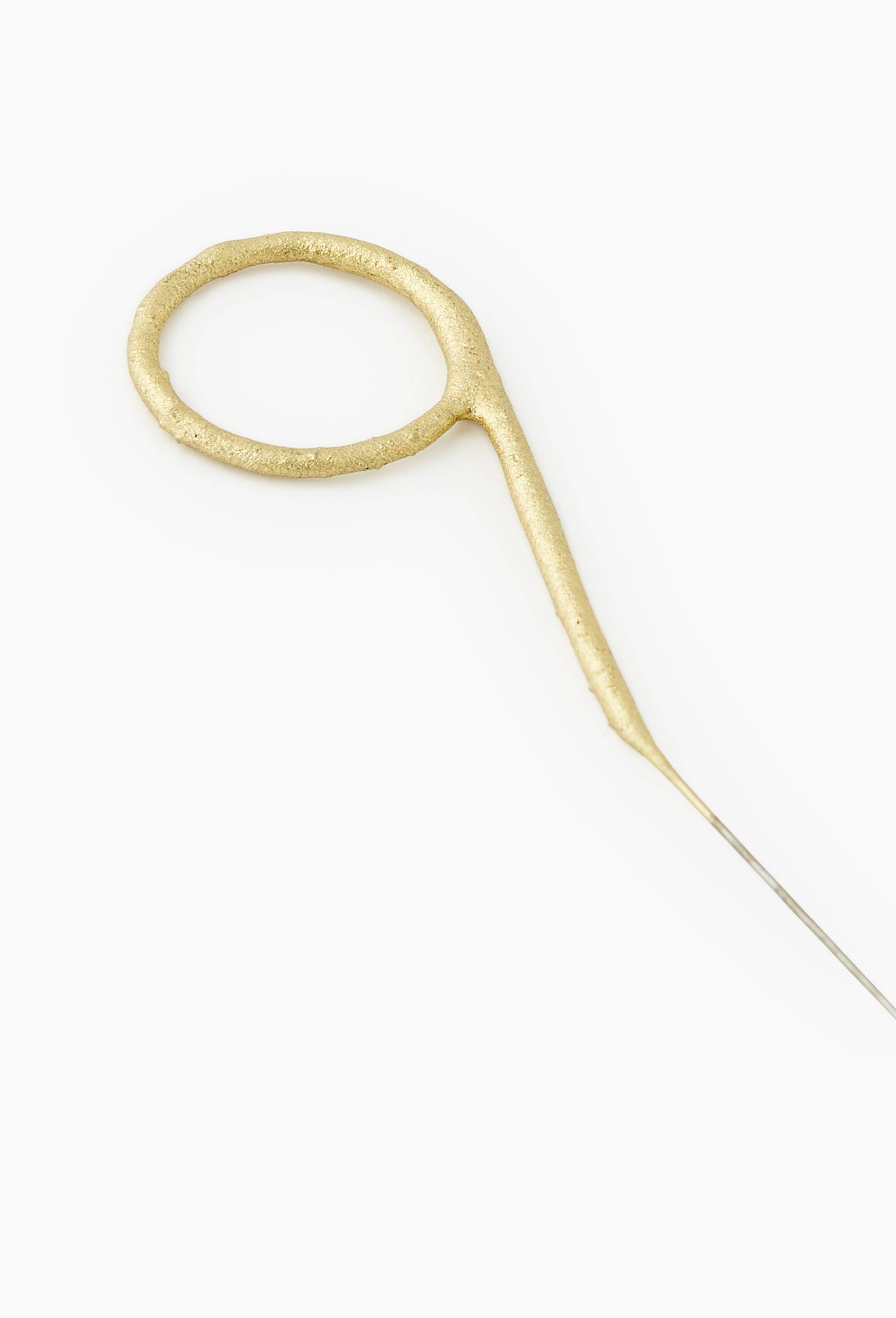 Cierge &eacute;tincelant dor&eacute;-chiffre 9, , large image number 1