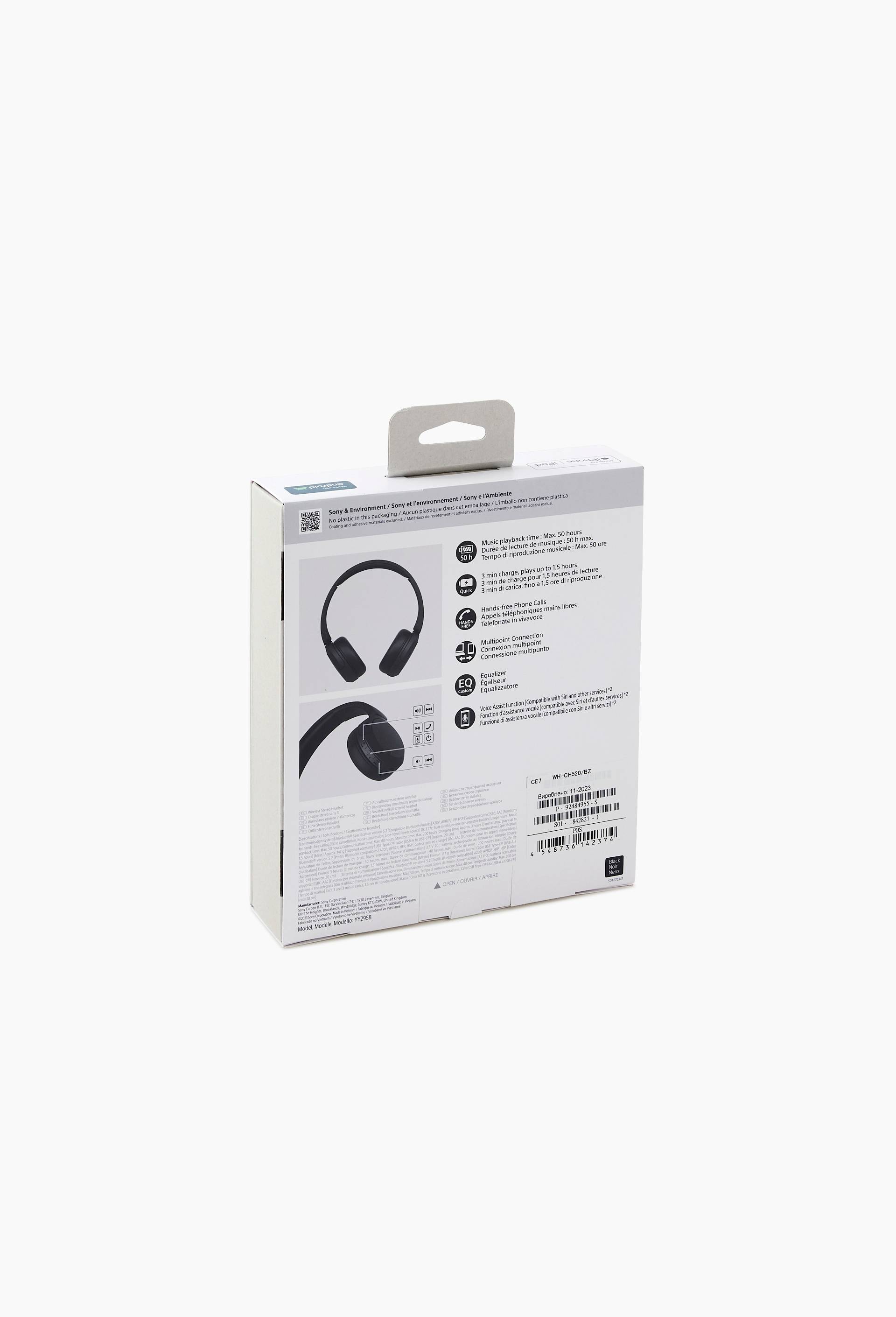 Sony casque sans fil, wh-ch520, , large image number 1