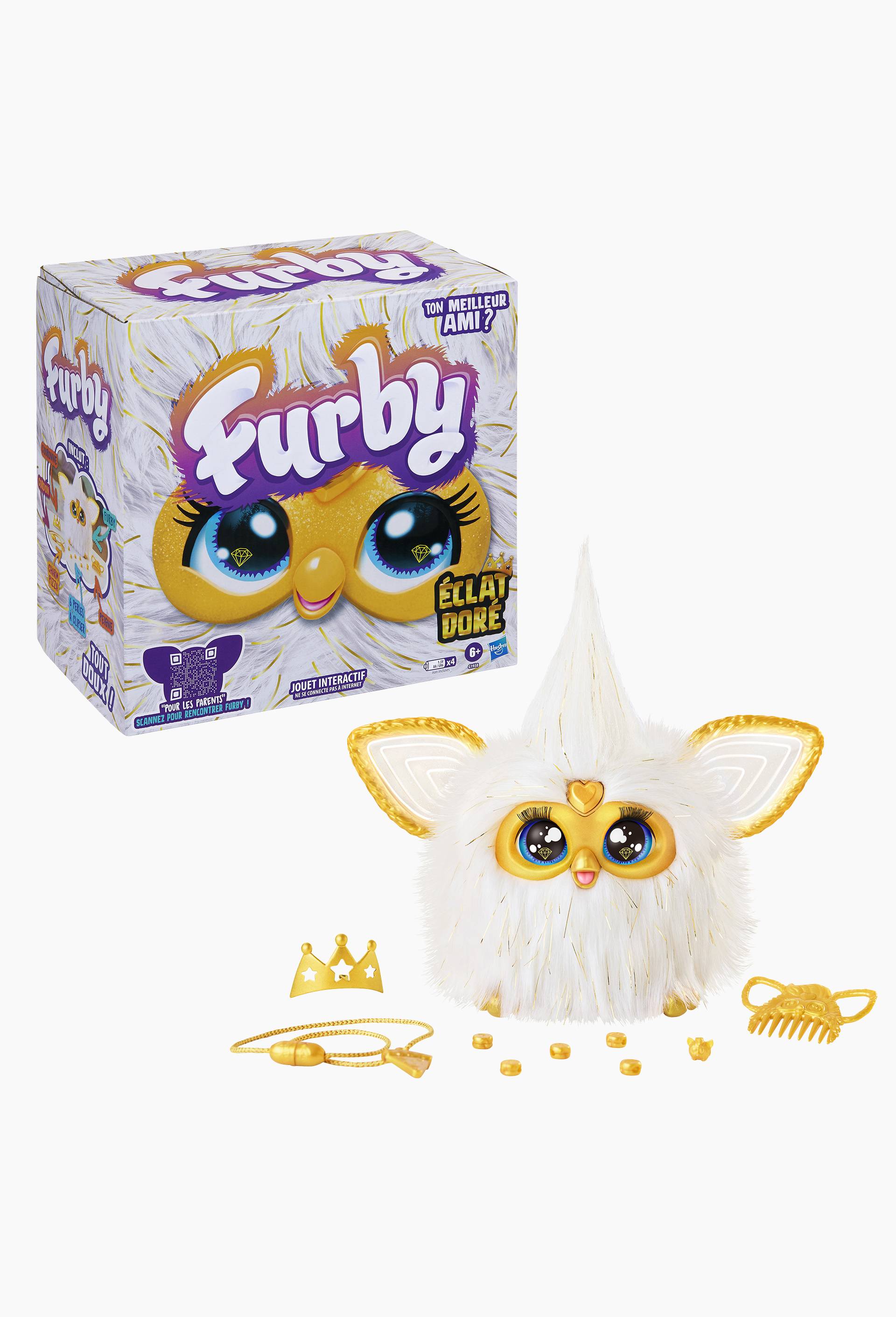 Fur Furby Gold Glam, , large image number 0.0