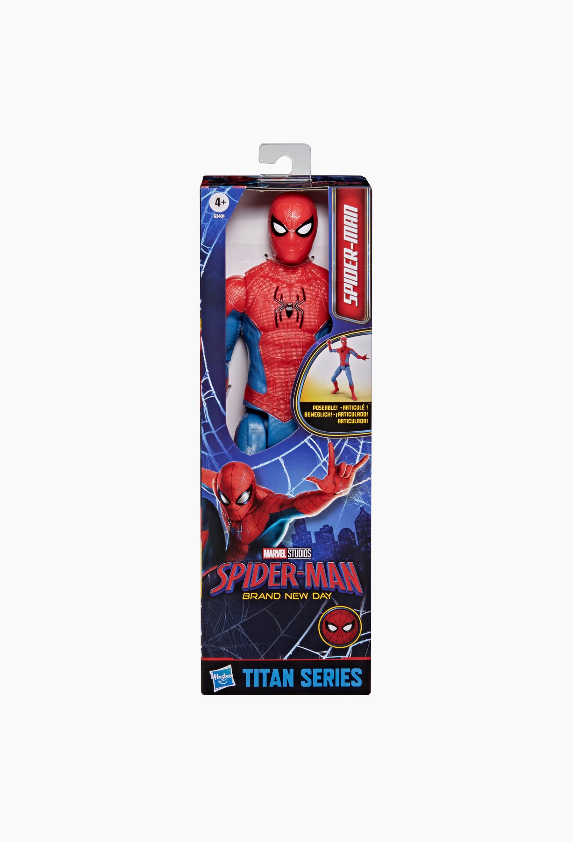 Figurine articul&eacute;e Titan - Spider-Man - 30 cm, , large image number 0.0