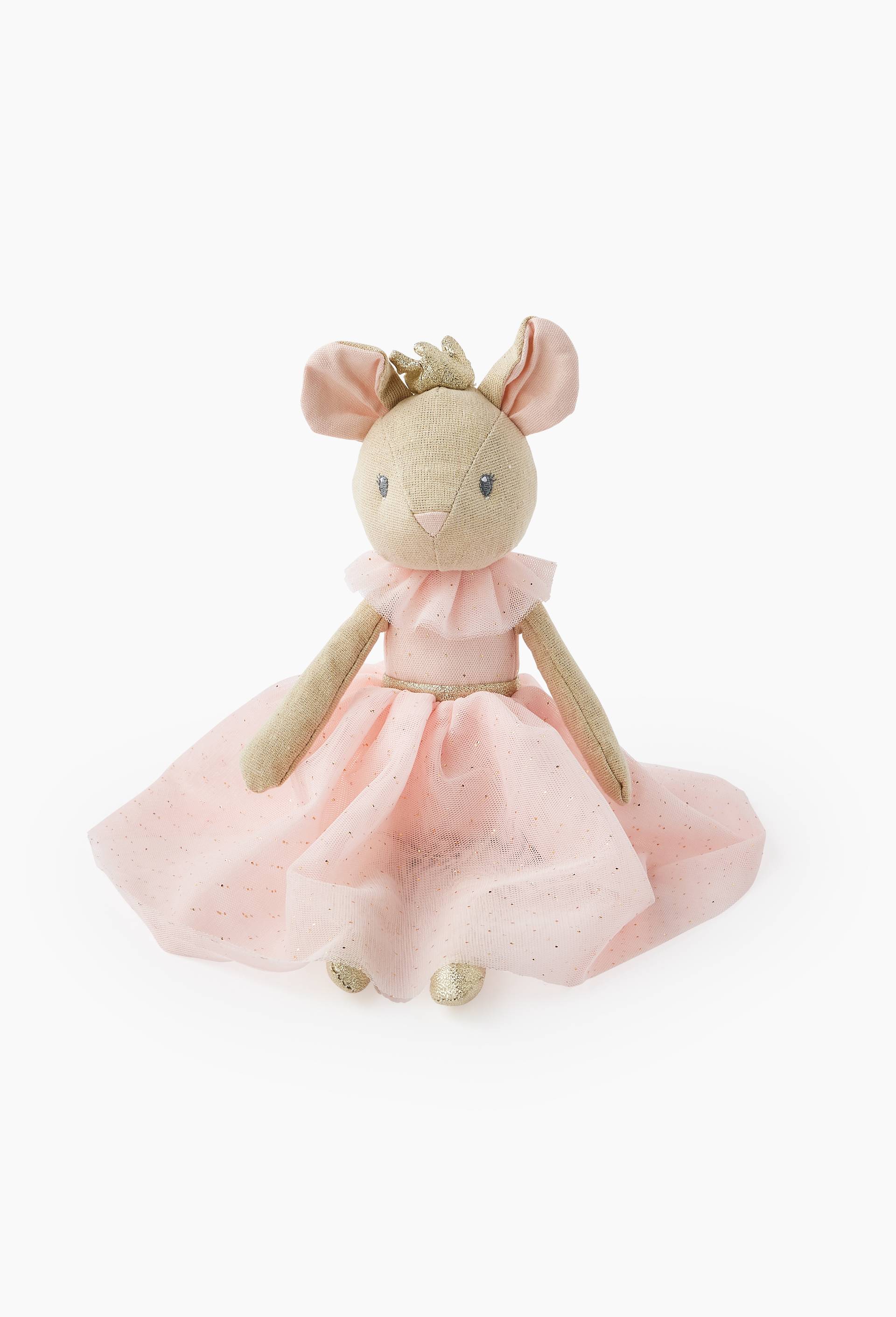 Peluche Ballerine Souris Rose, , large image number 0