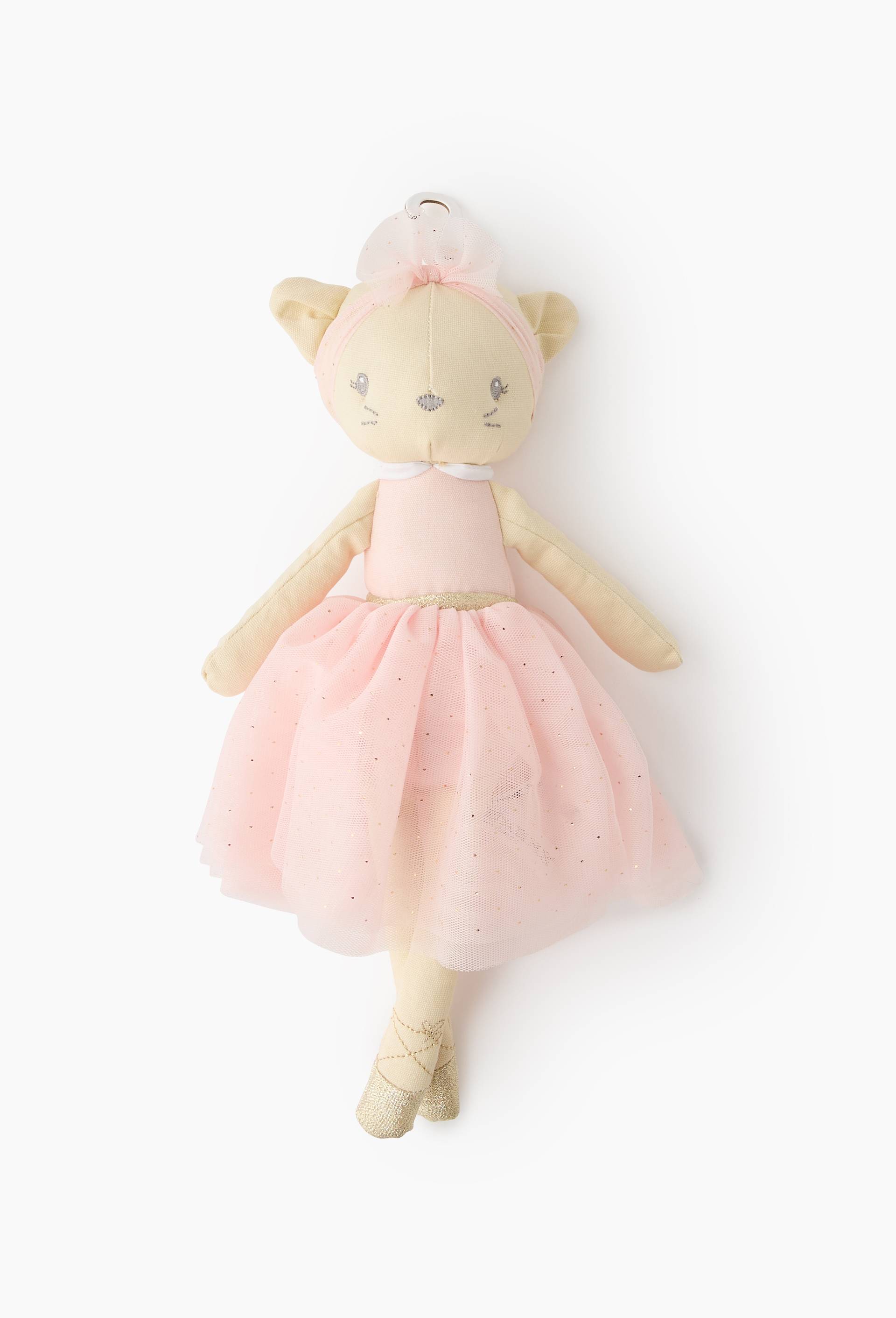 Peluche Ballerine Souris Rose, , large image number 1