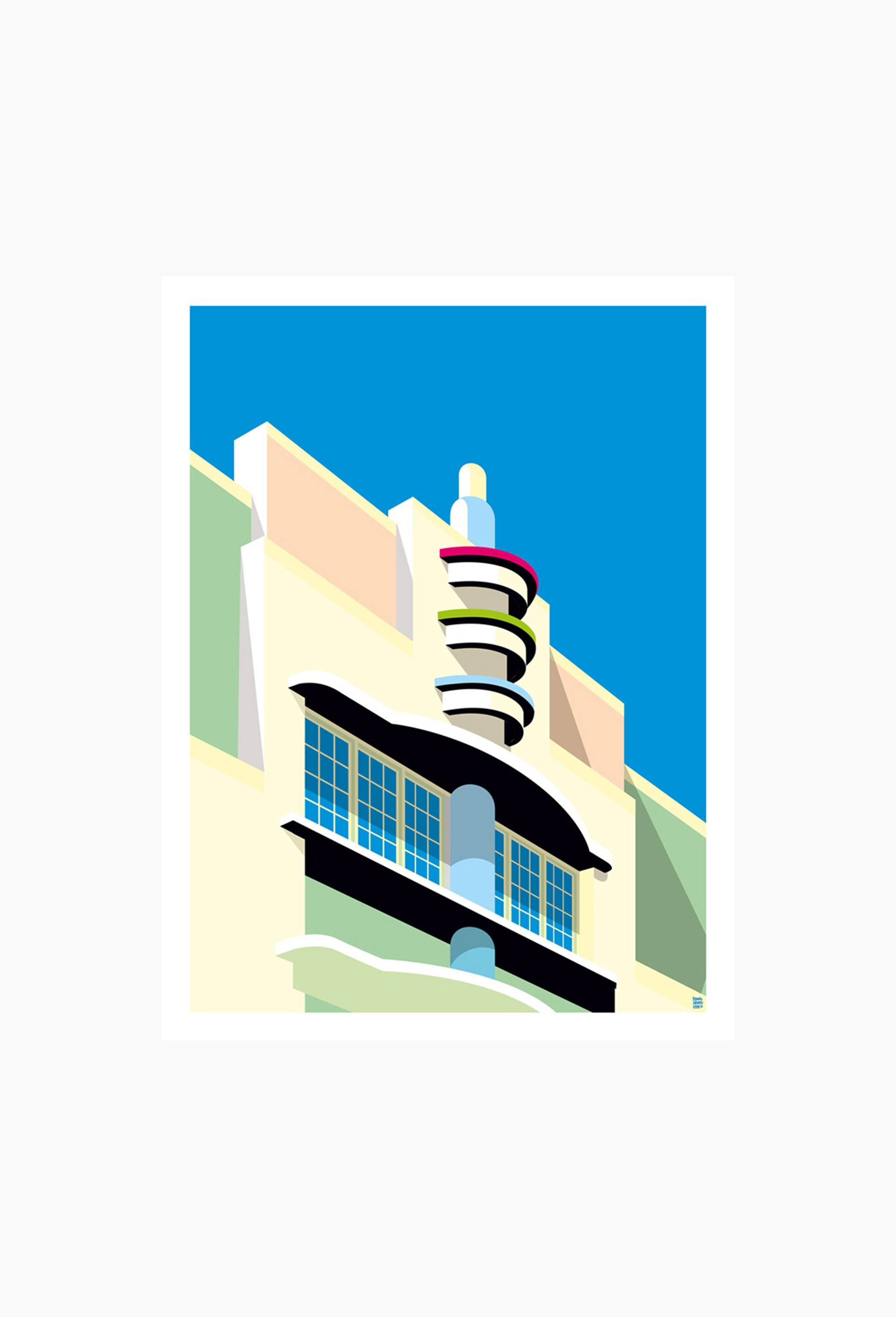 Affiche, REMKO HEEMSKERK - Miami Collins Avenue, 30x40cm, , large image number 0