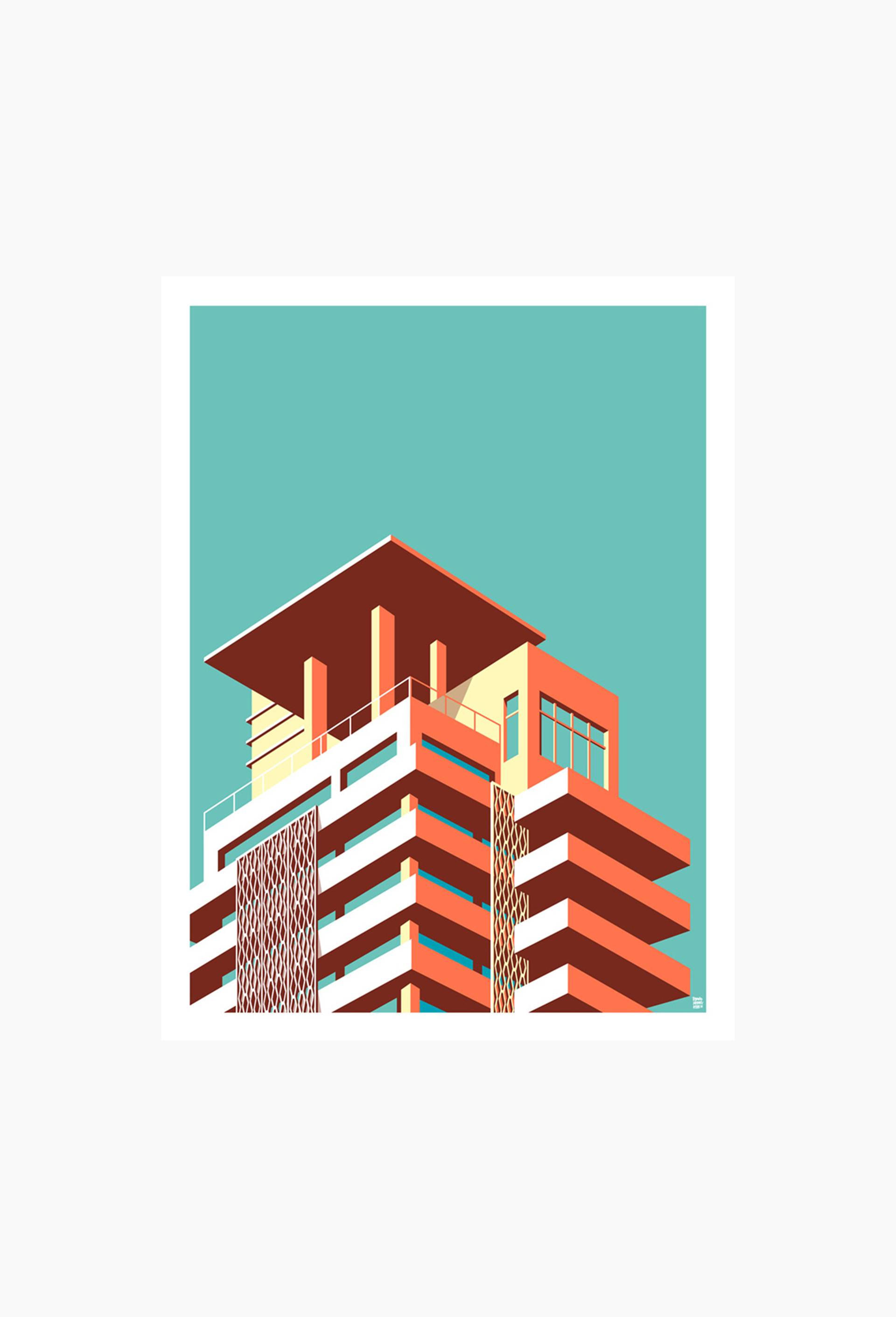 Affiche, REMKO HEEMSKERK - Miami Soho House, 30x40cm, , large image number 0