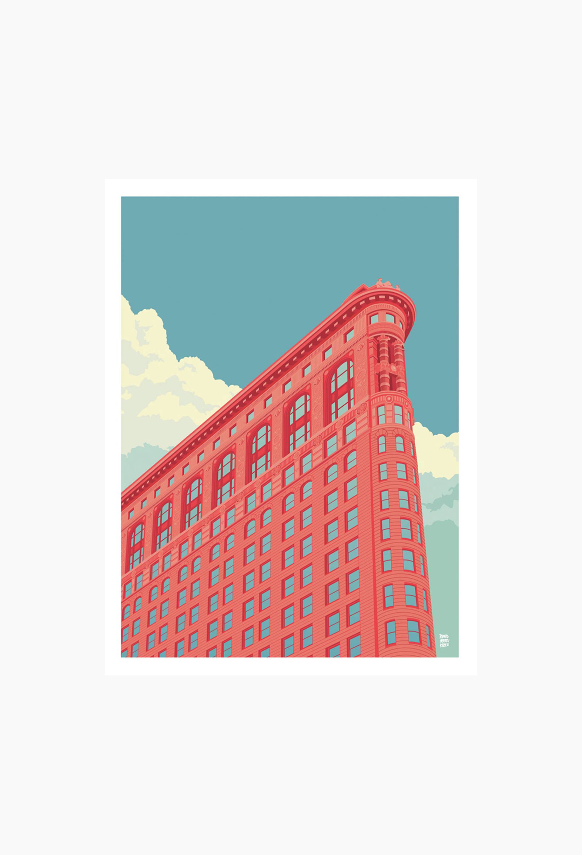Affiche, REMKO HEEMSKERK - NYC Flatiron Building, 30x40cm, , large image number 0