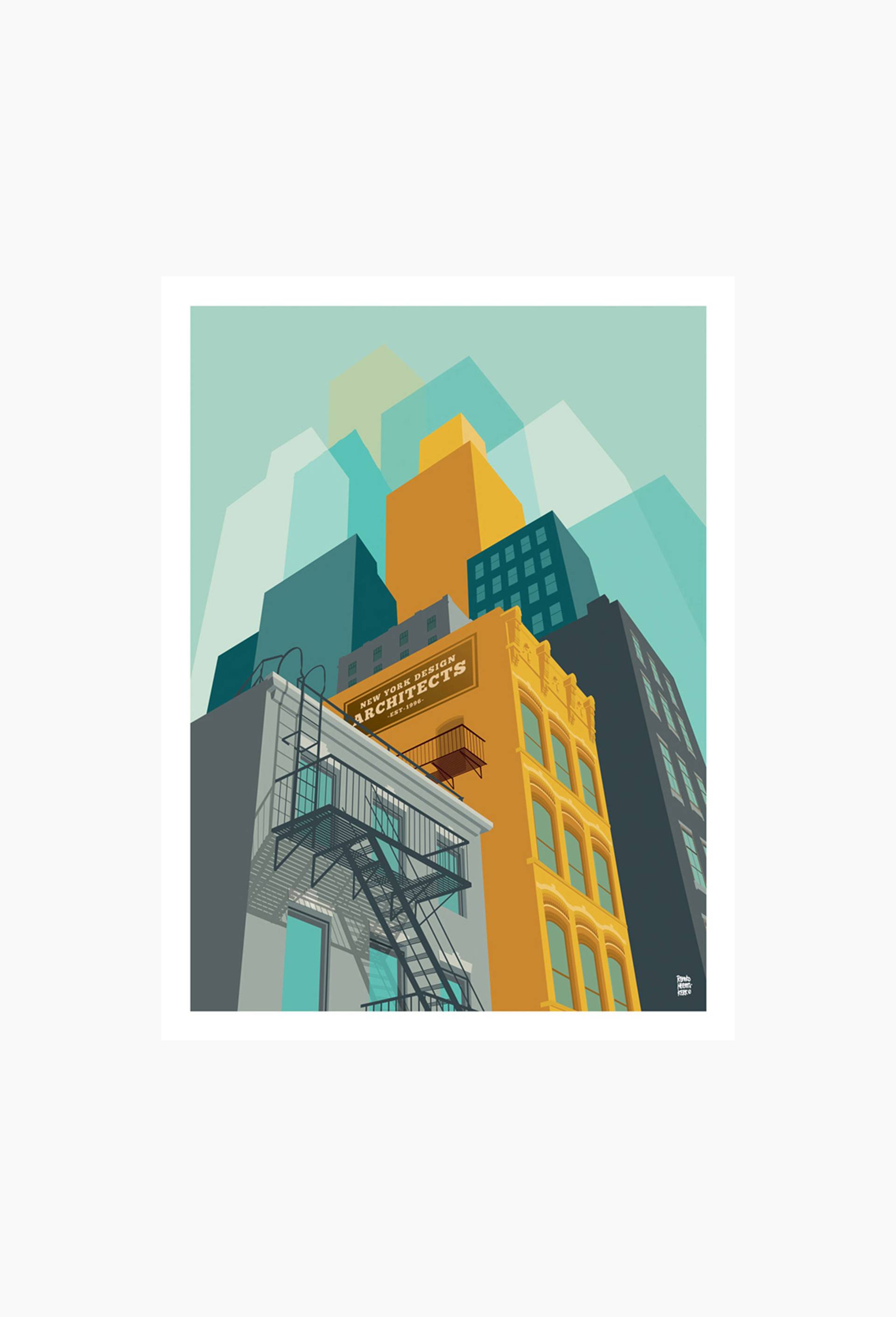 Affiche, REMKO HEEMSKERK - NYC Tribeca, 30x40cm, , large image number 0