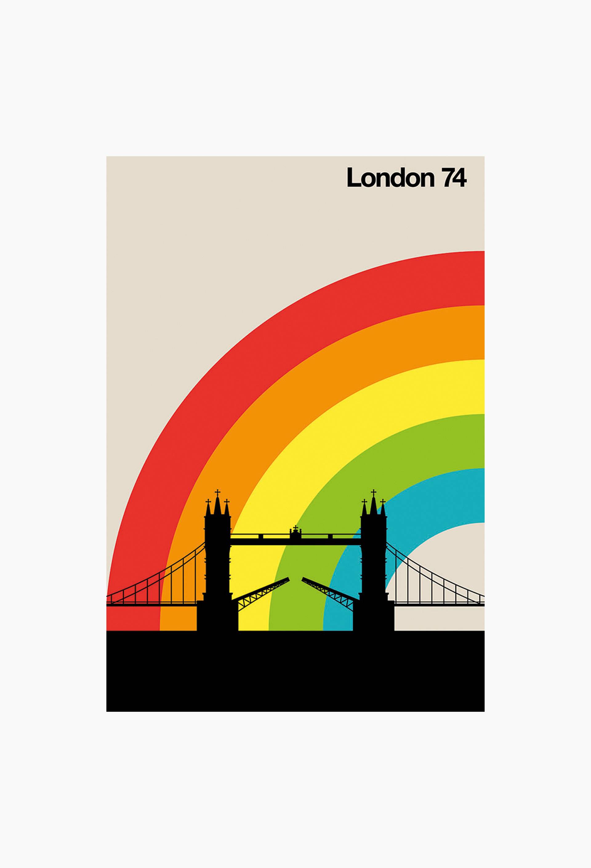Affiche, BO LUNDBERG - London 74, 30x40cm, , large image number 0
