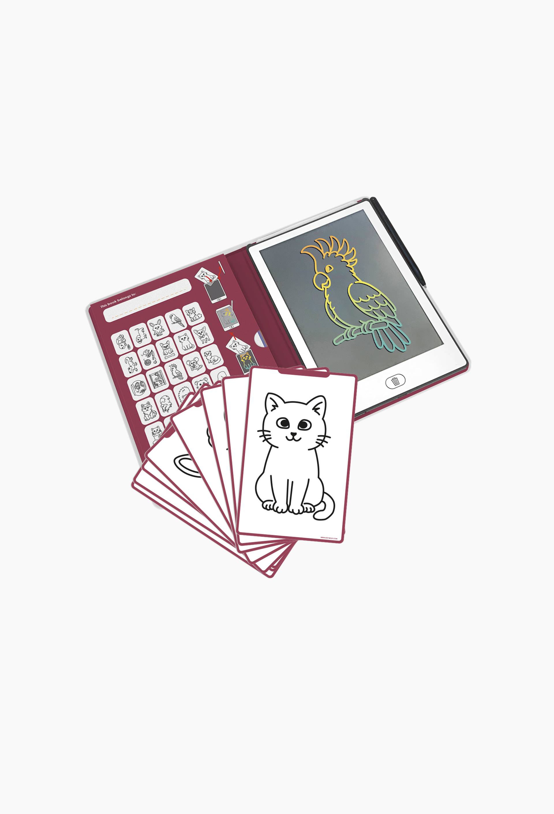 Tablette &agrave; dessin - animaux - Kidydraw mini pets, , large image number 2