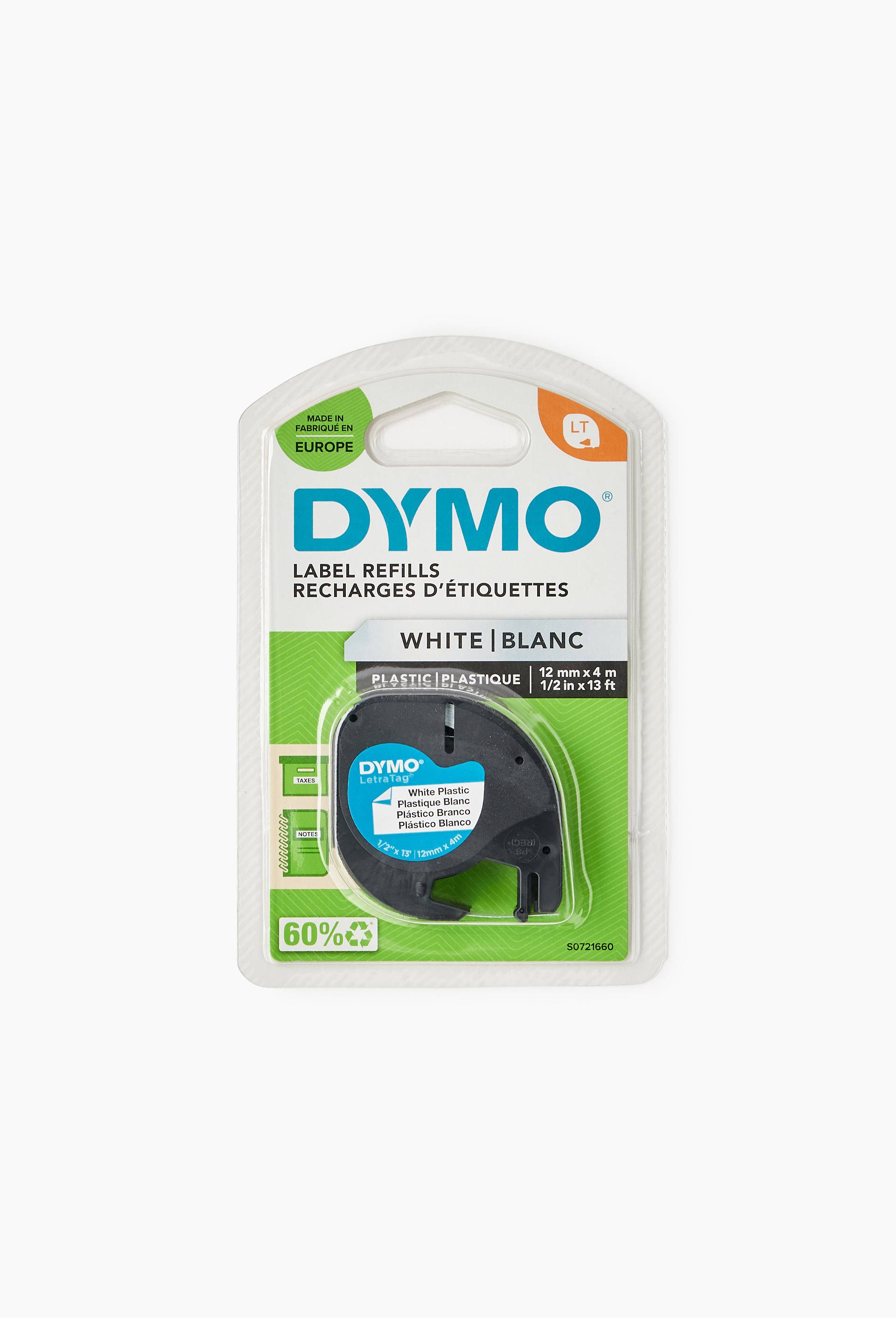 Ruban X1 DYMO LT Plastique  12 mm x 4 m, , large image number 0