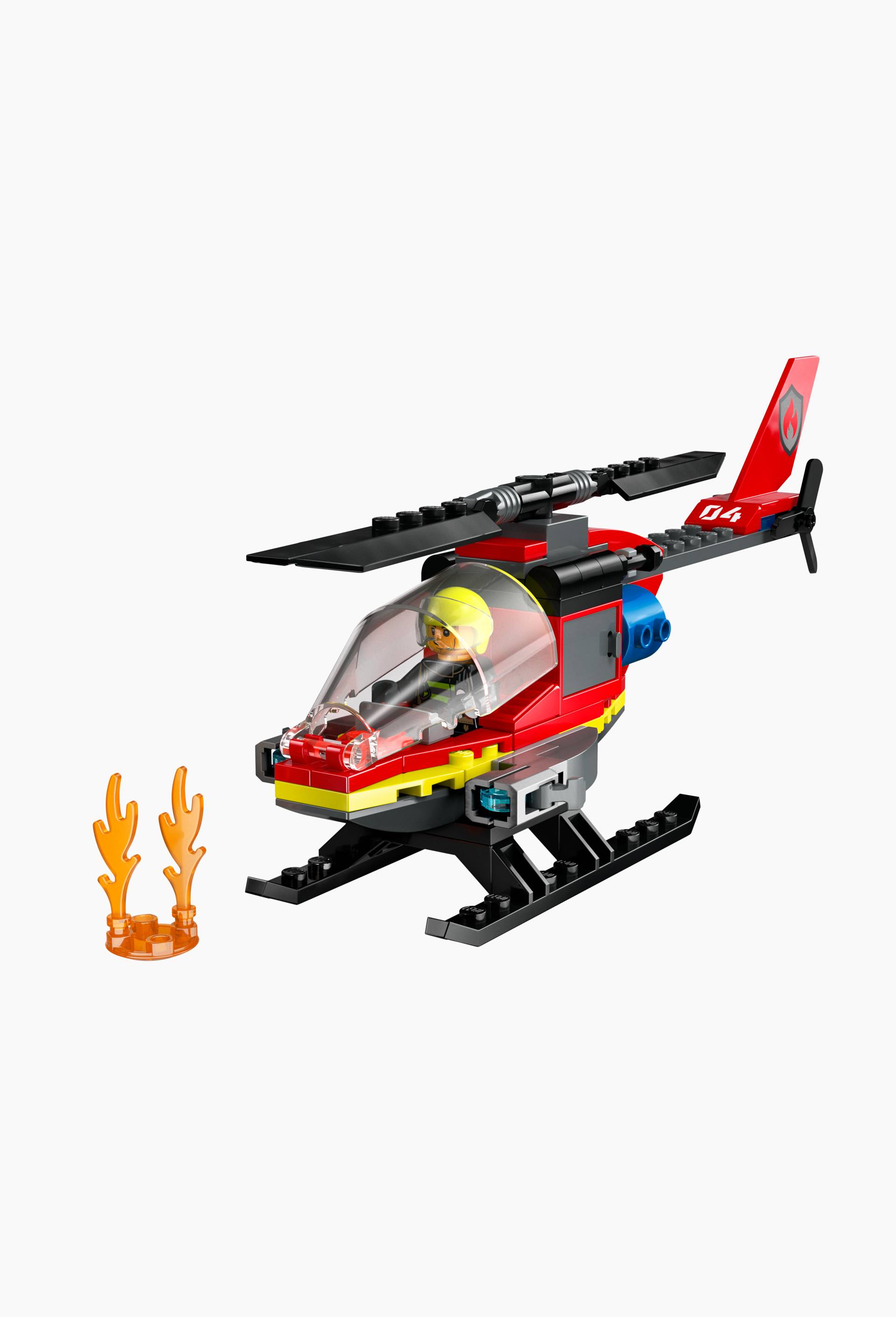 60411 - l'h&eacute;licopt&egrave;re de secours des pompiers LEGO&reg; City, , large image number 0.0