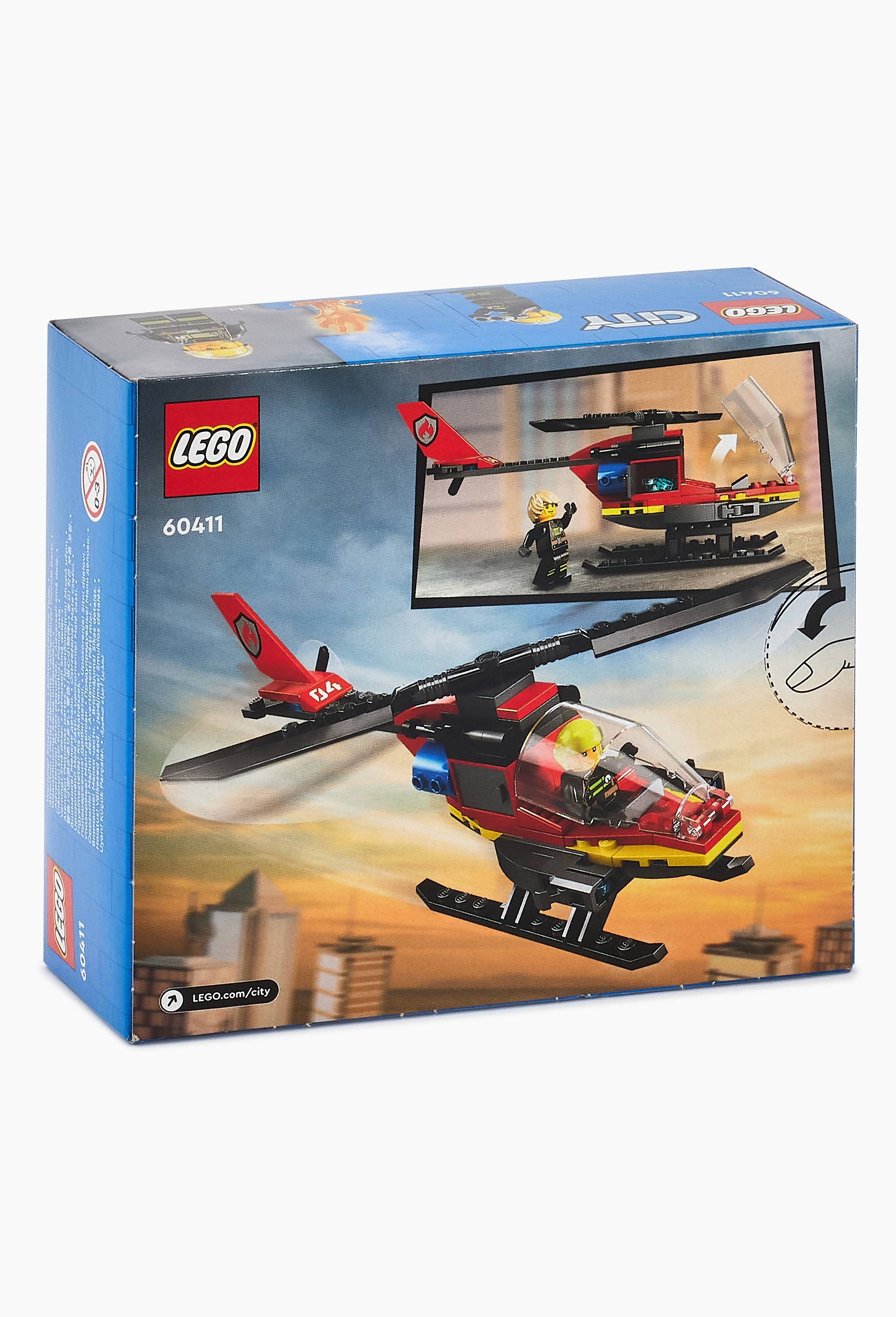 60411 - l'h&eacute;licopt&egrave;re de secours des pompiers LEGO&reg; City, , large image number 2