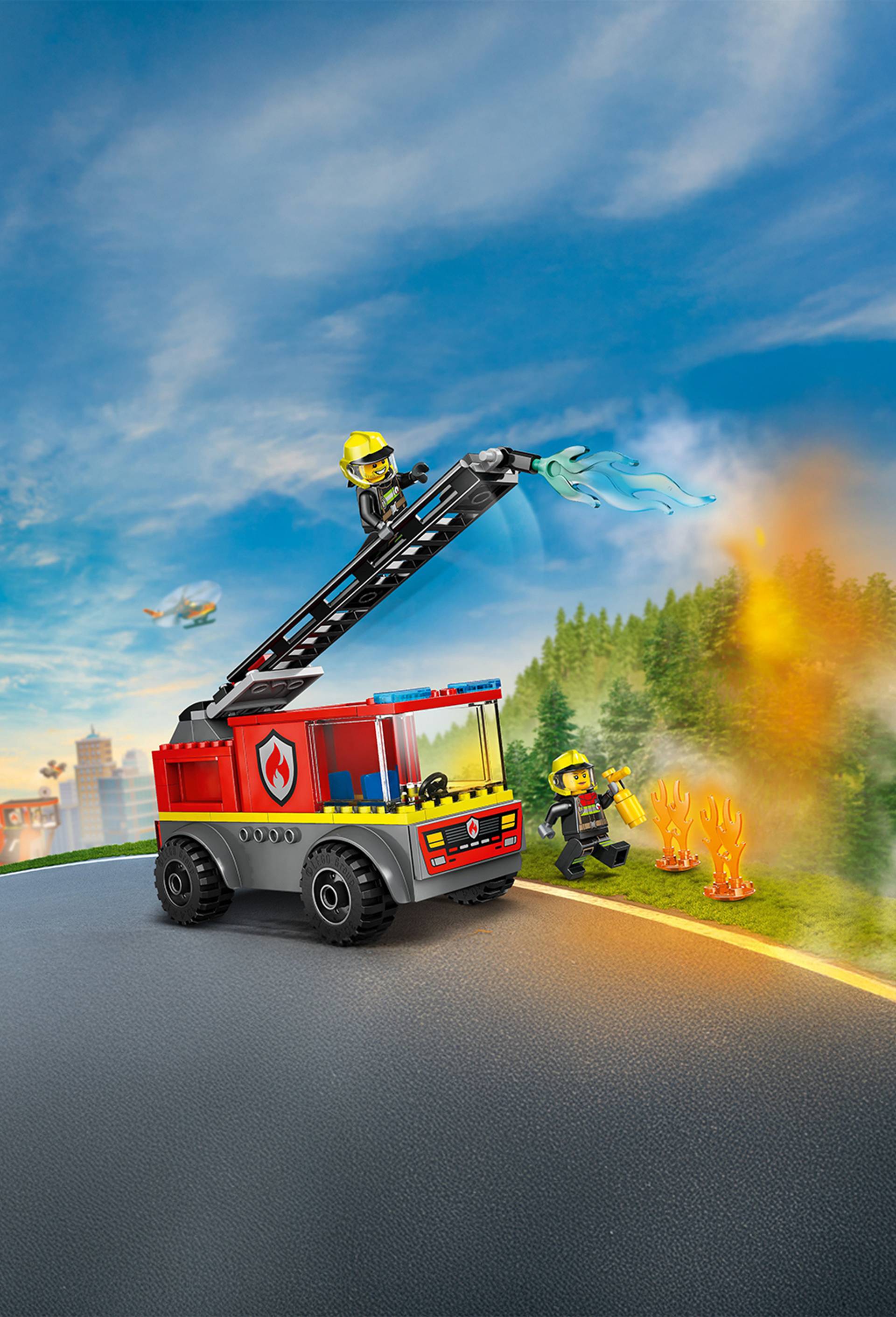 Lego&reg; City 60463 - Camion de pompiers avec &eacute;chelle, , large image number 4.0