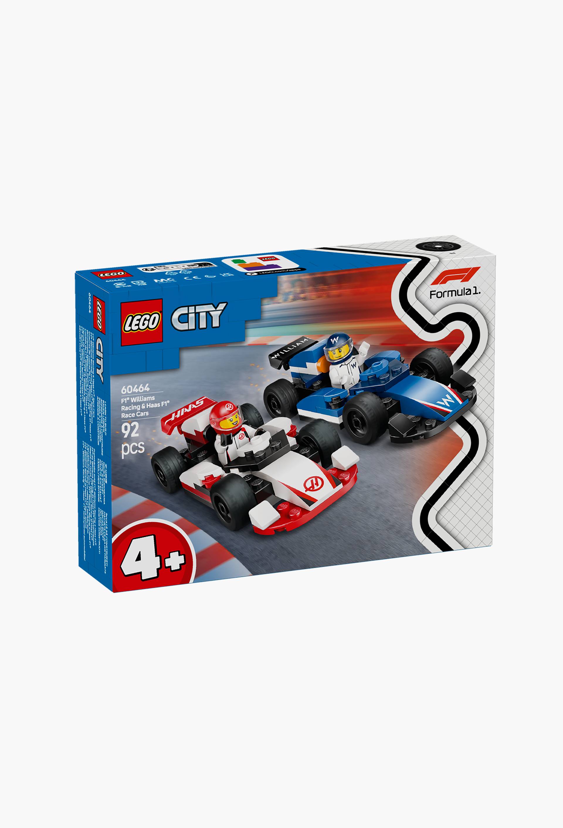 Lego&reg; City Formule 1 60464 - Voitures de course de F1, , large image number 2