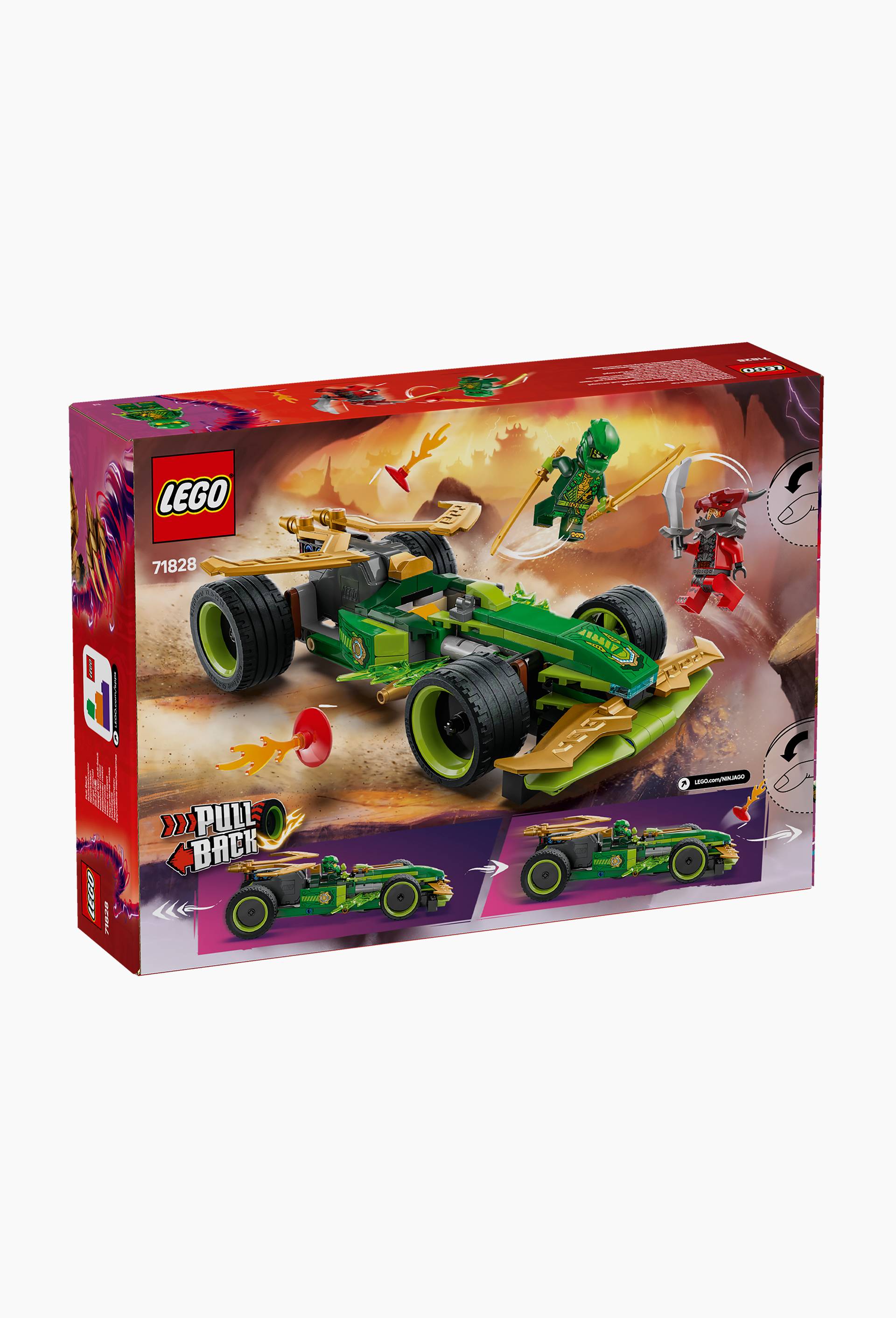 Lego&reg; Ninjago 71828 - La voiture de course &agrave; r&eacute;trofriction de Lloyd, , large image number 1.0
