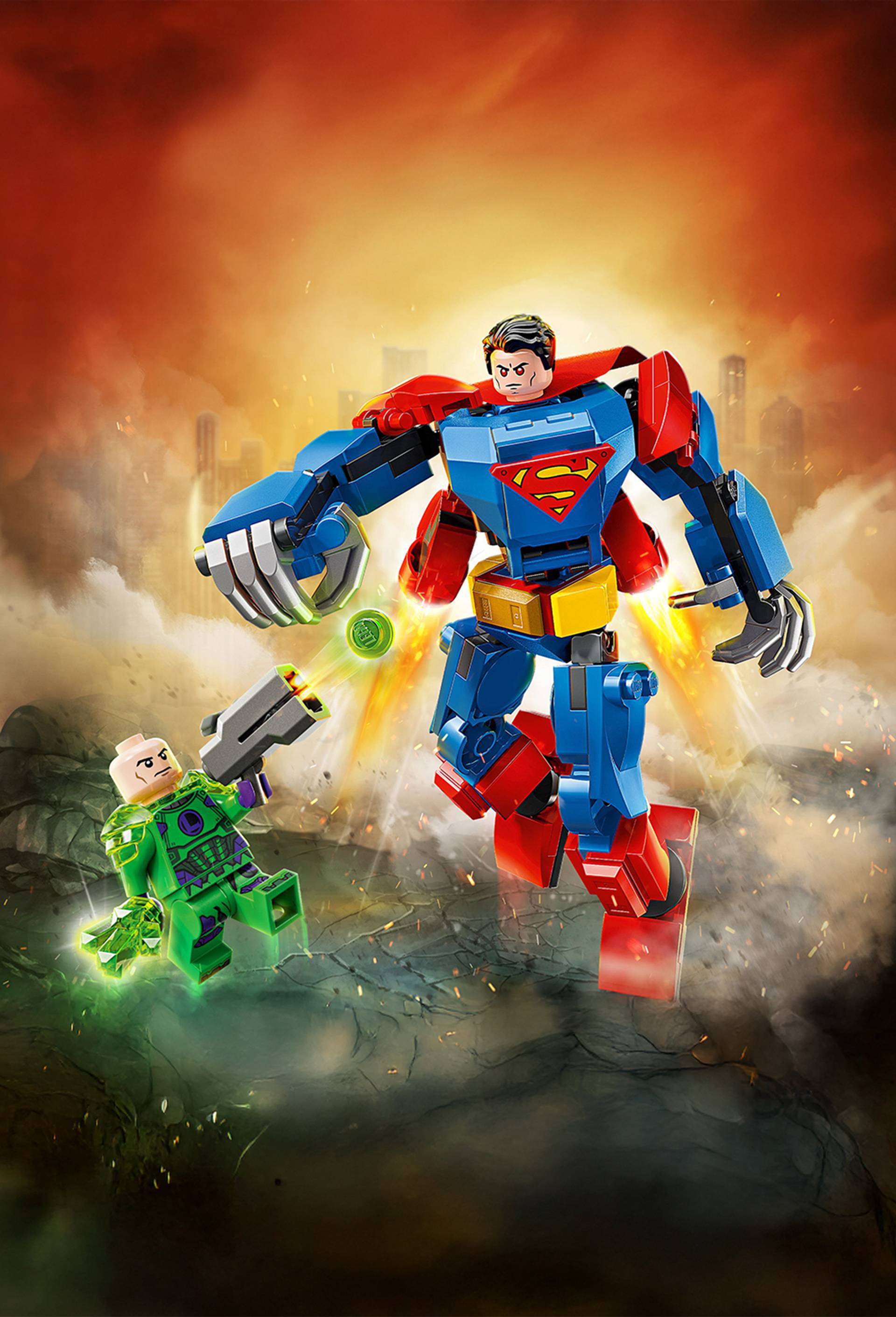 Lego&reg; DC Comics Super Heroes 76302 - Le robot de Superman  contre Lex Luthor, , large image number 3