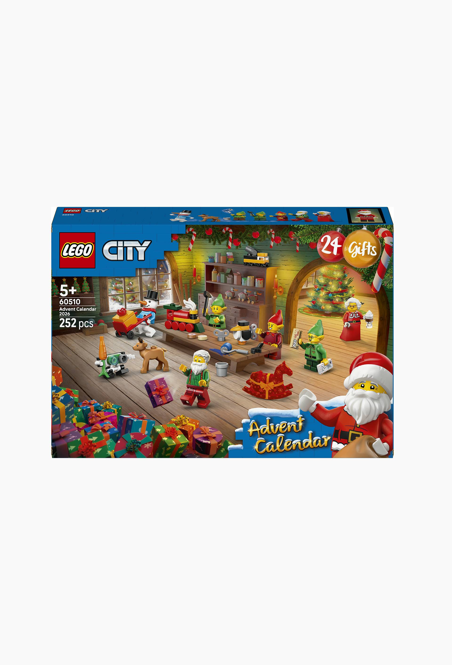 Calendrier de l'Avent Lego city, , large image number 0.0