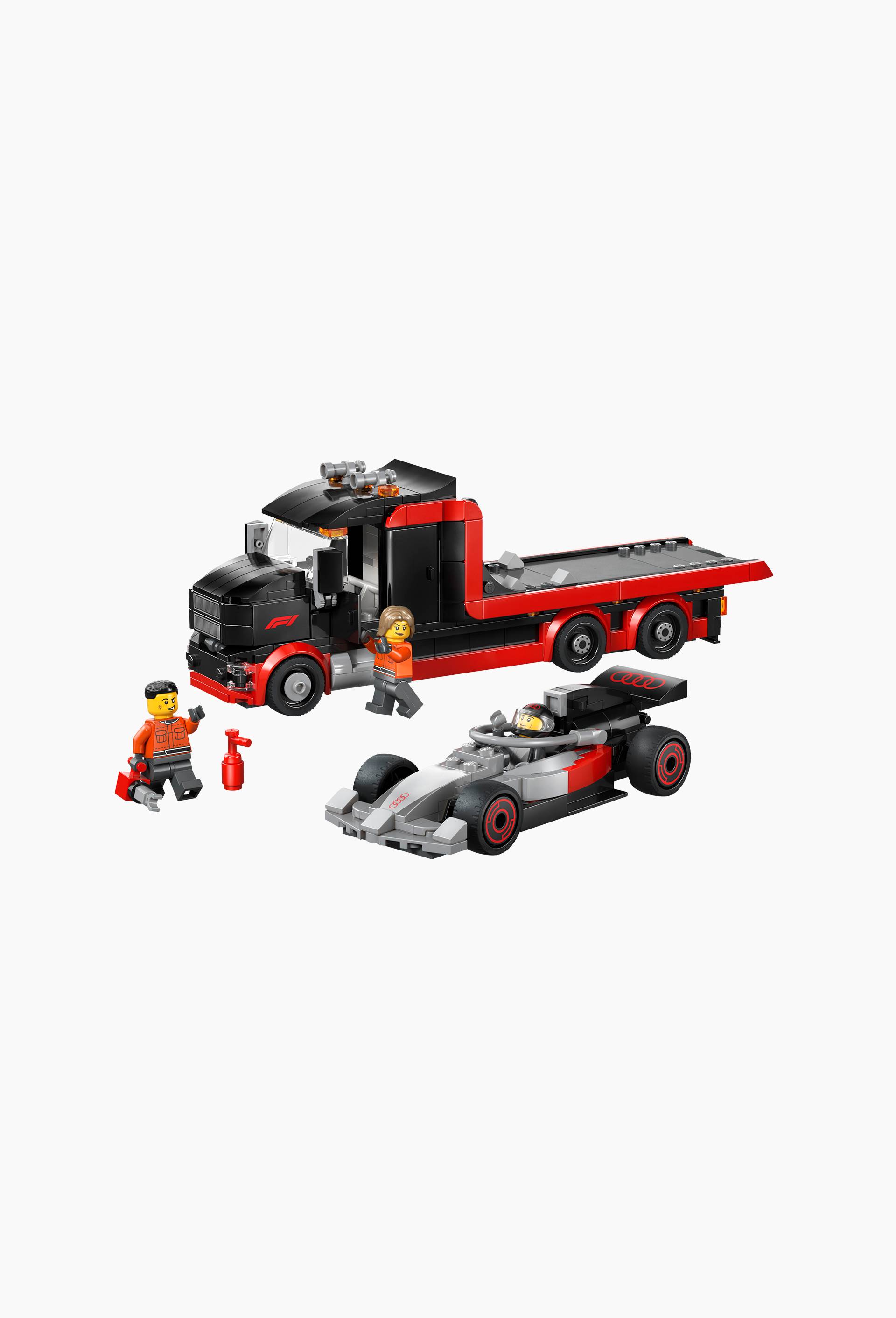 Camion de F1&reg; avec voiture de course de F1&reg; Audi, , large image number 0.0