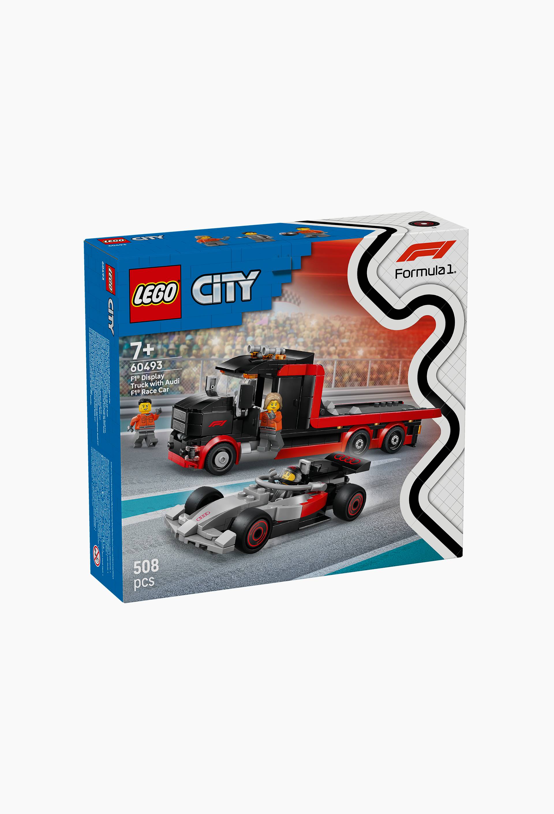 Camion de F1&reg; avec voiture de course de F1&reg; Audi, , large image number 1