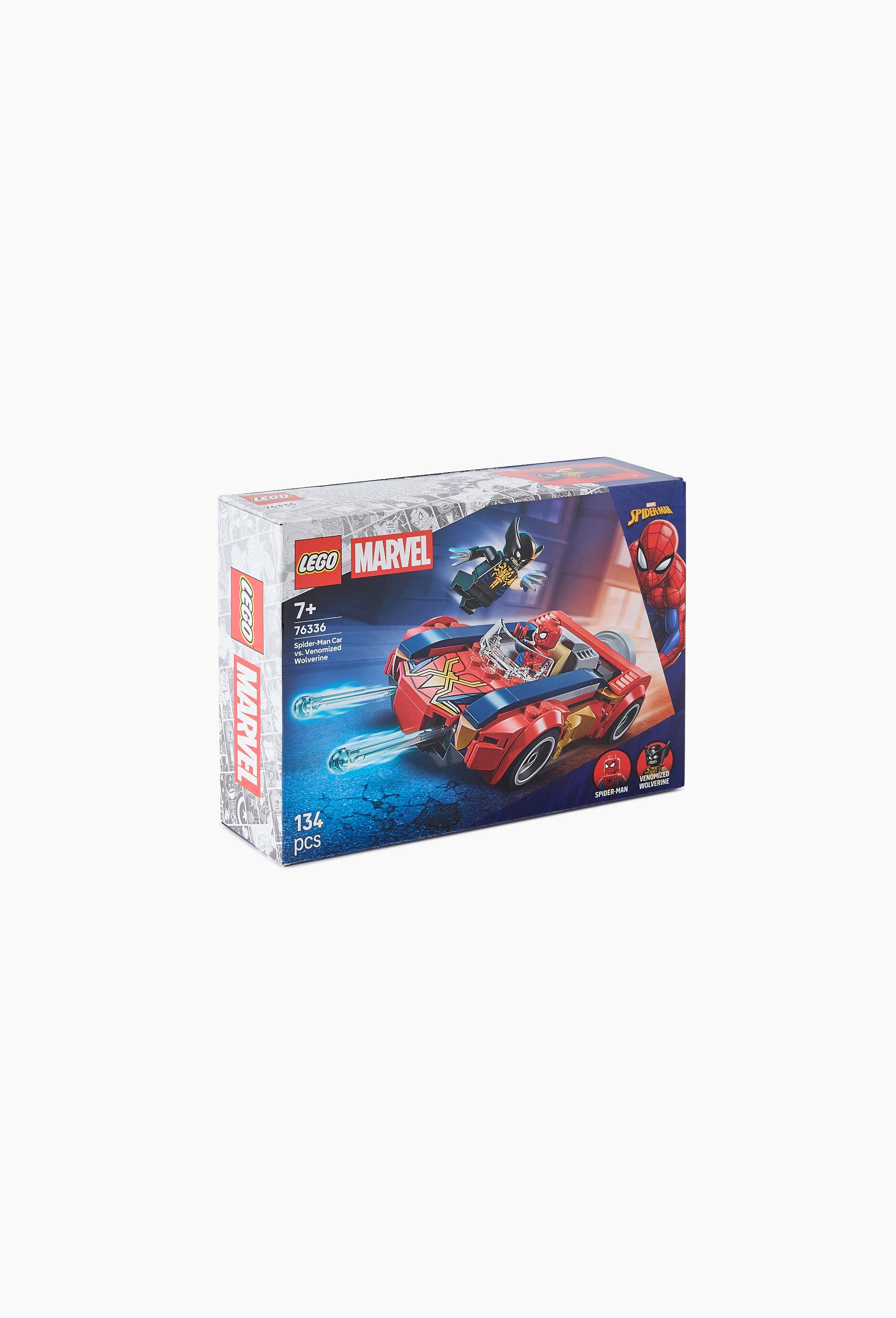 76336 - Spider-Man et sa voiture contre Wolverine v&eacute;nomis&eacute; LEGO&reg; Marvel Super Heroes, , large image number 0