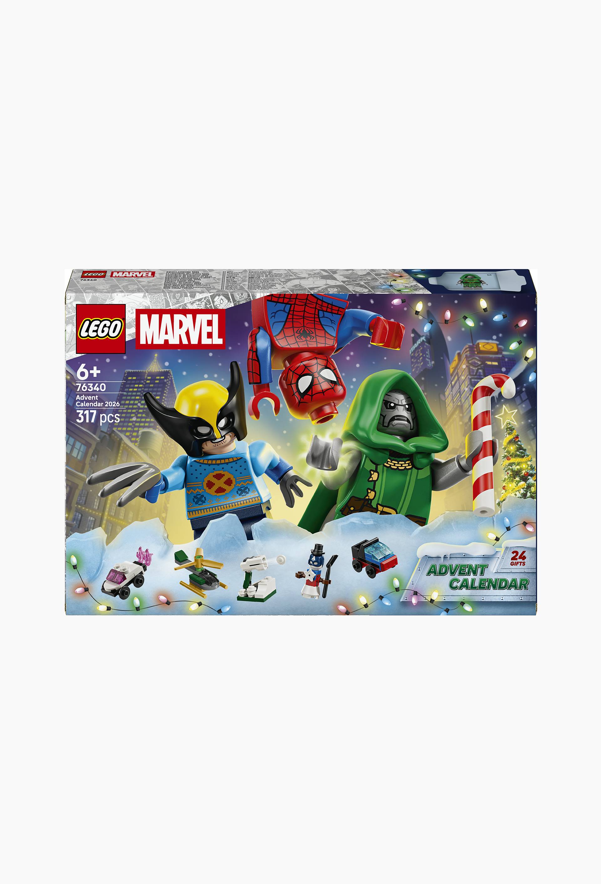 calendrier de l'avent : lego marvel super heroes, , large image number 0