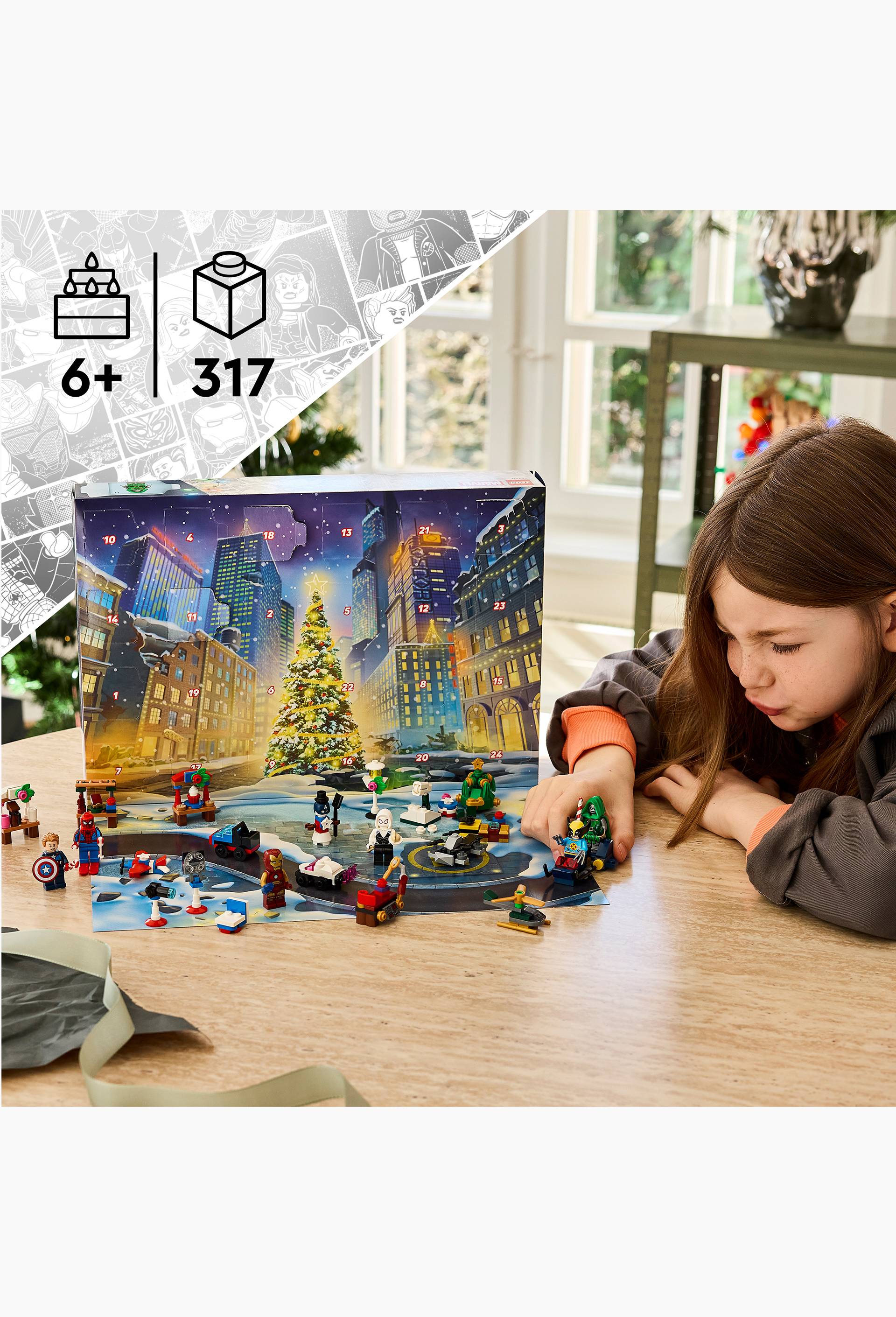 calendrier de l'avent : lego marvel super heroes, , large image number 2