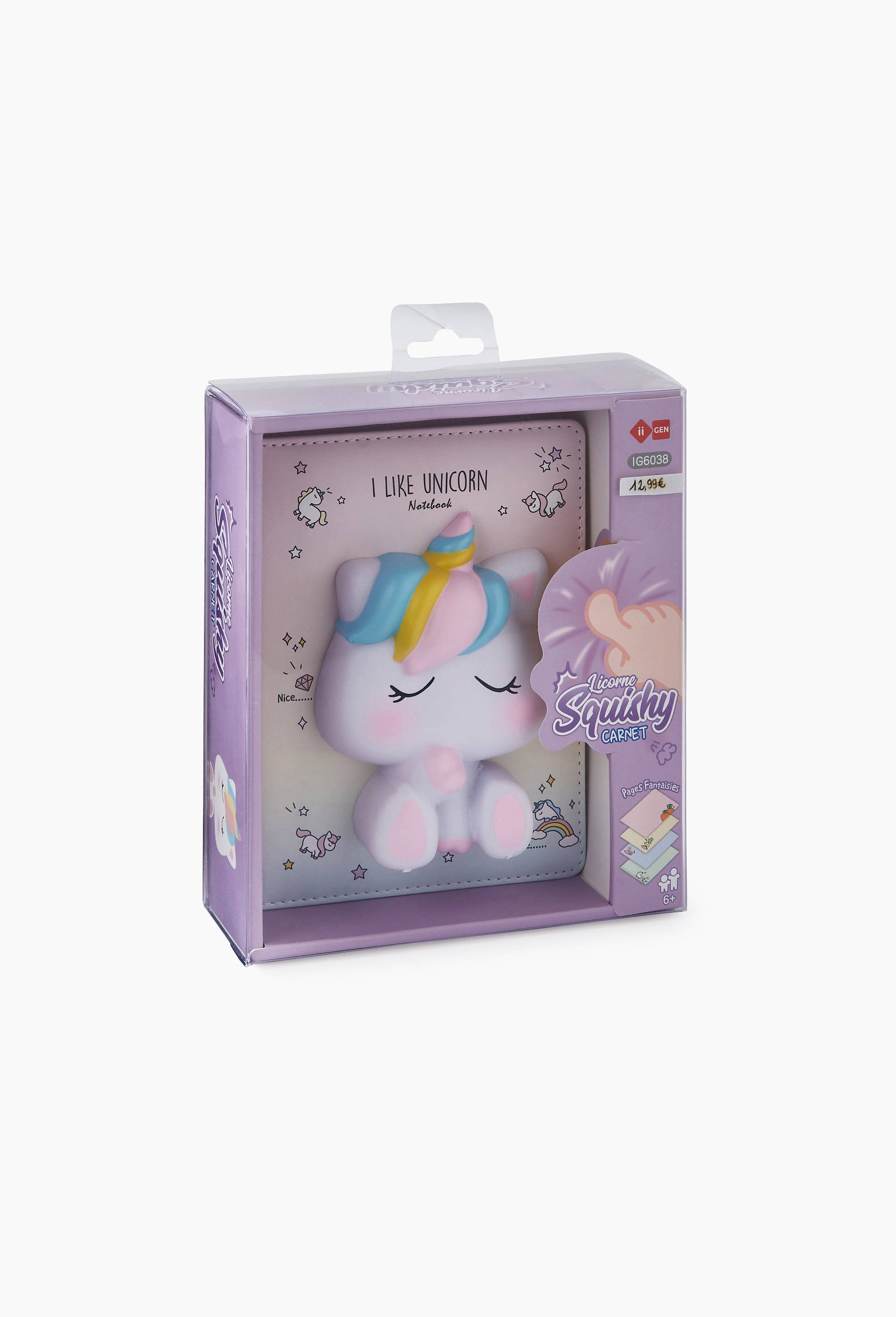 Carnet squishy licorne - 128 pages, , large image number 0.0