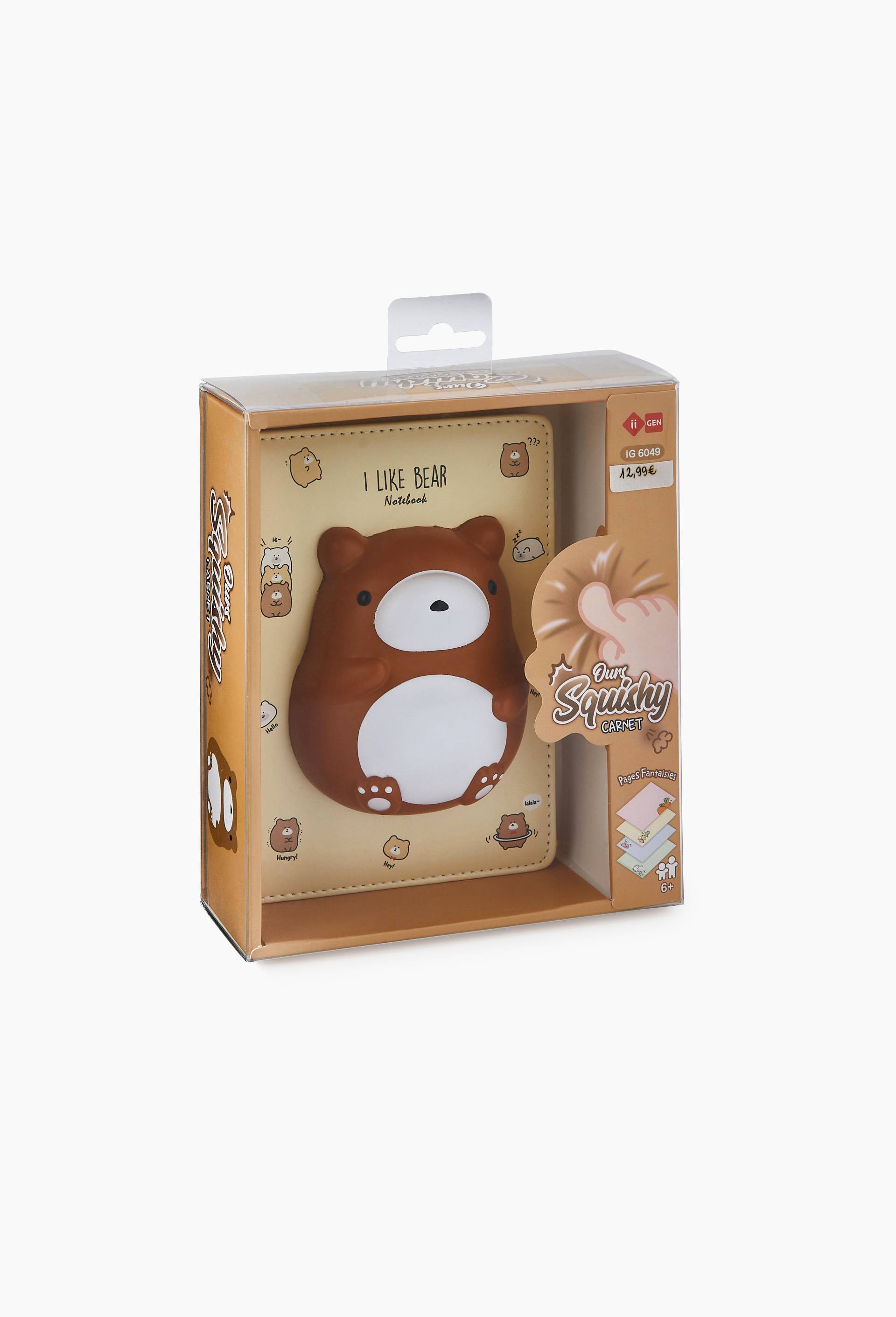 Carnet squishy ours - 128 pages, , large image number 0