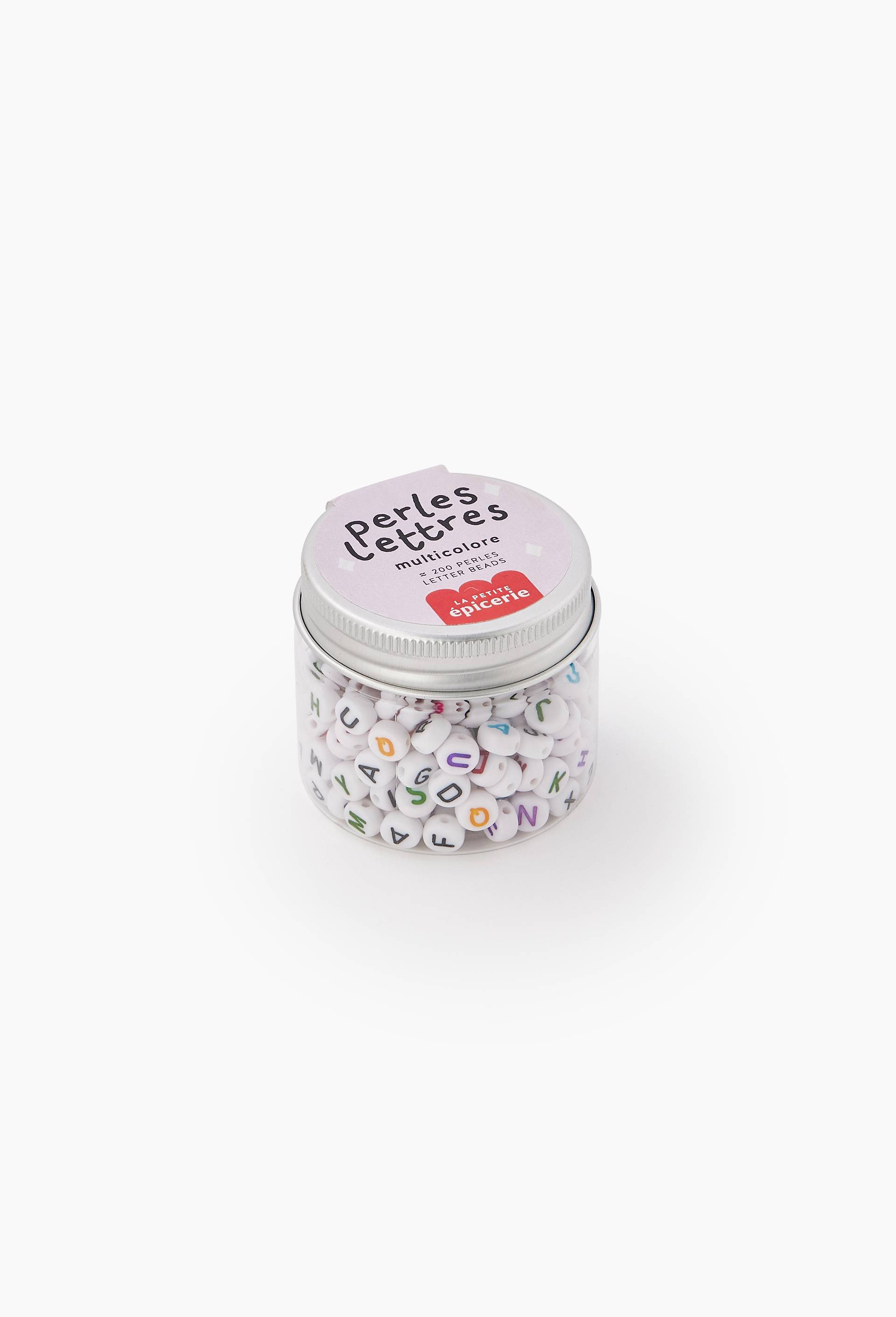 POT PERLES LETTRES - BLANCHES, , large image number 0