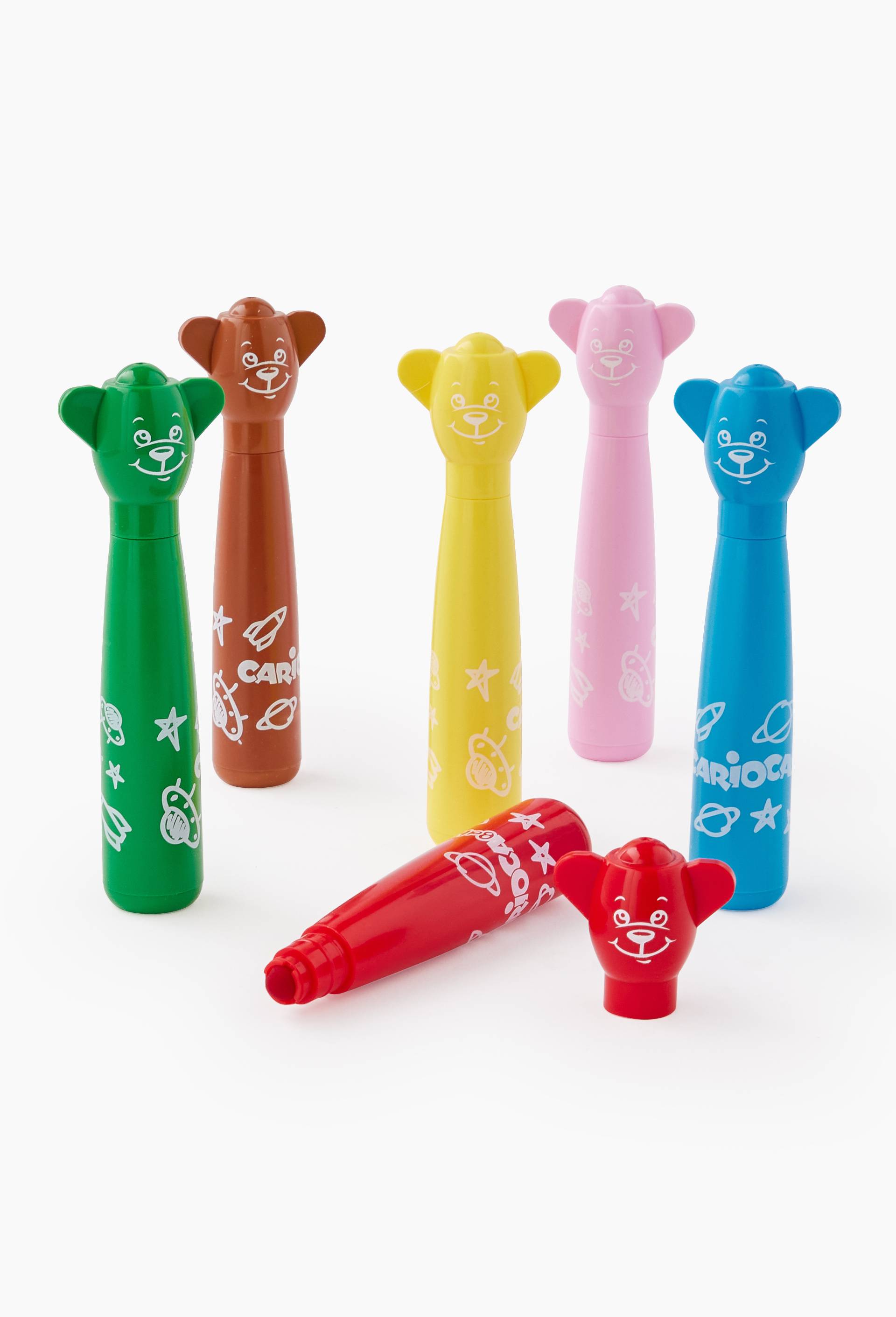 6 feutres Teddy baby, , large image number 1