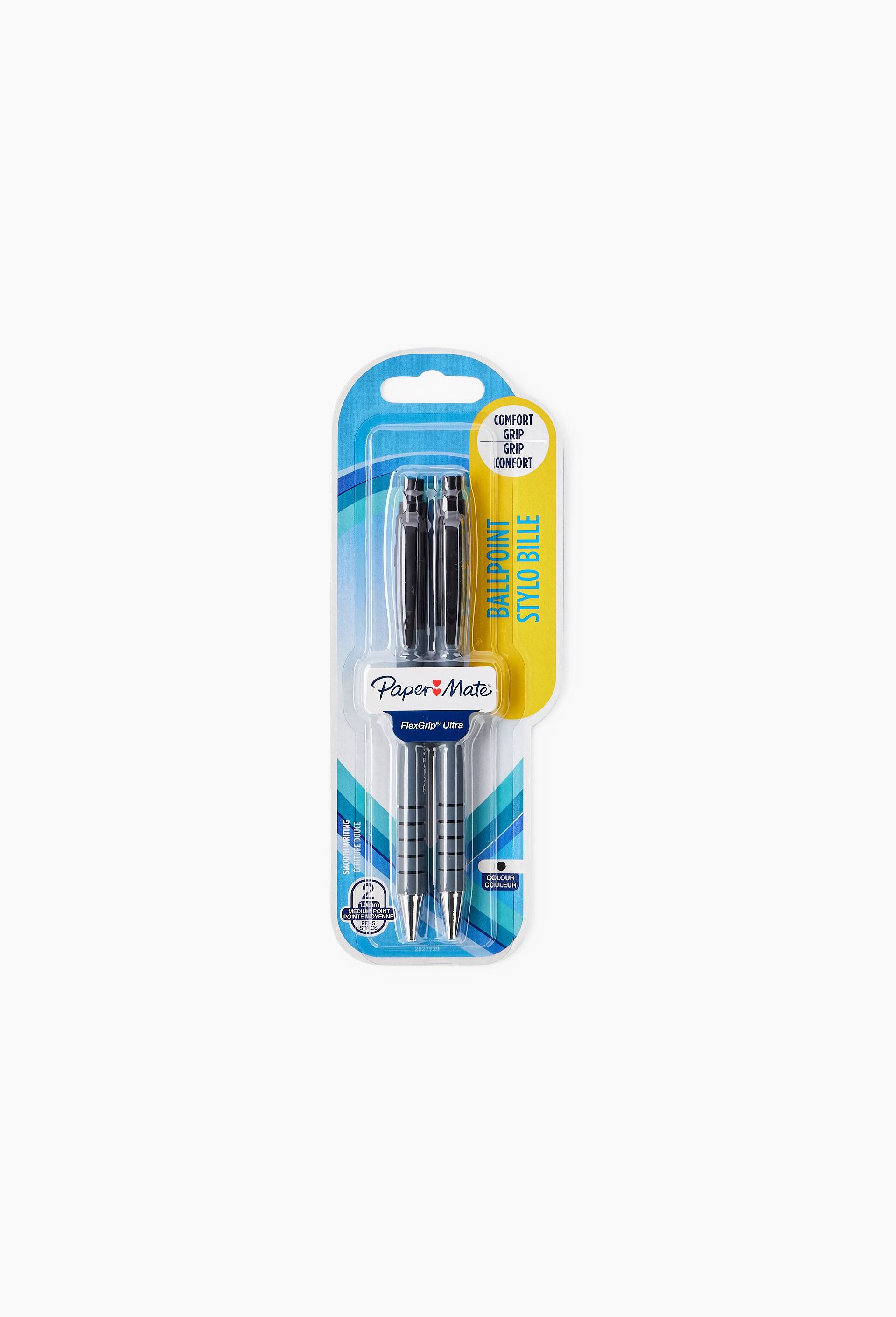 Stylo &agrave; bille Flexgrip noir x2, , large image number 0