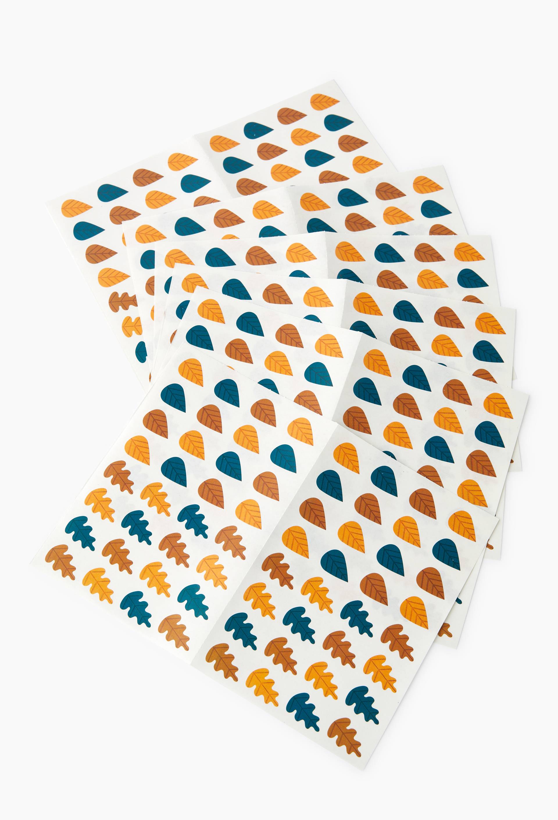 384 gommettes feuilles et arbres, , large image number 0.0