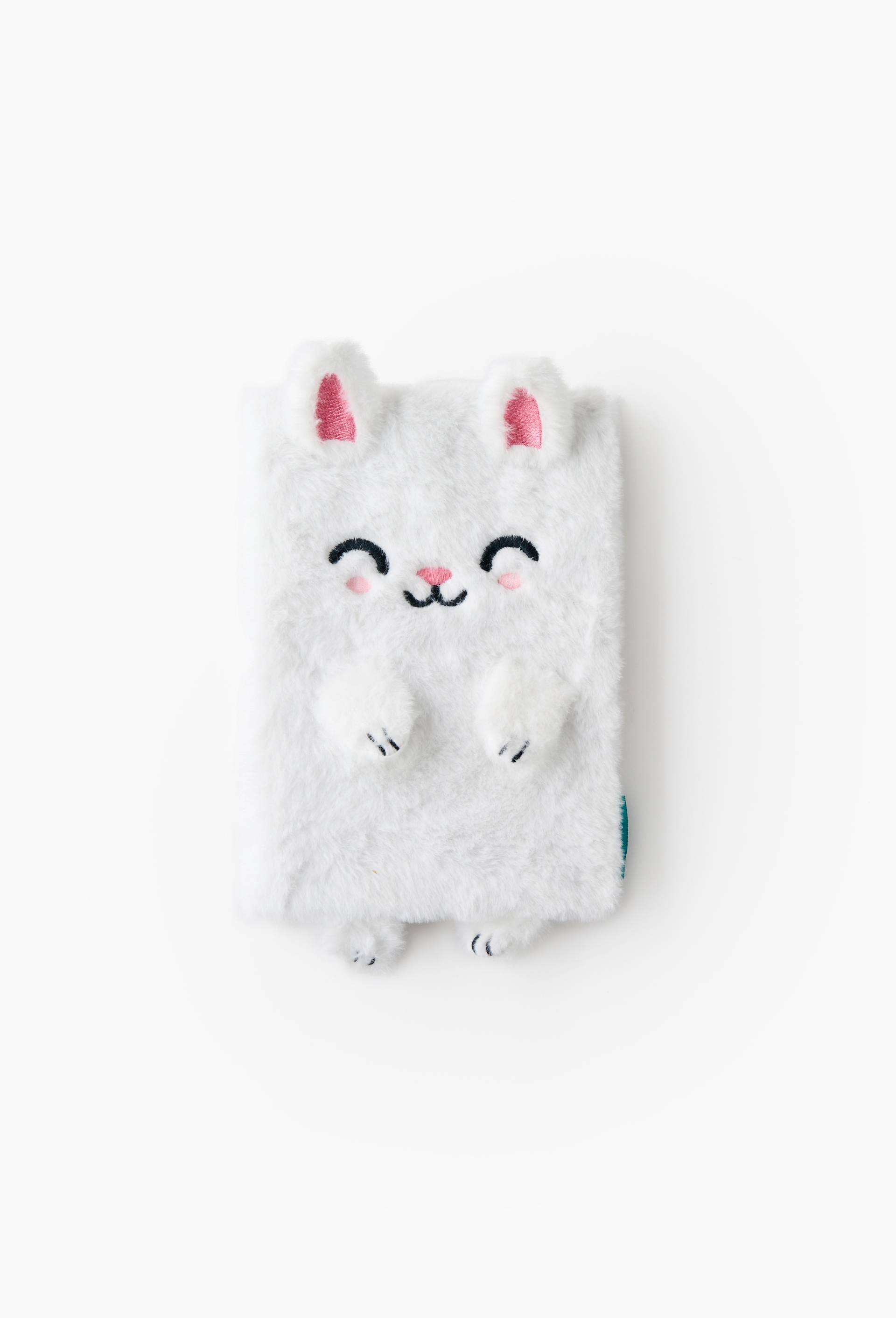 Carnet A5 peluche, lapin, , large image number 0.0