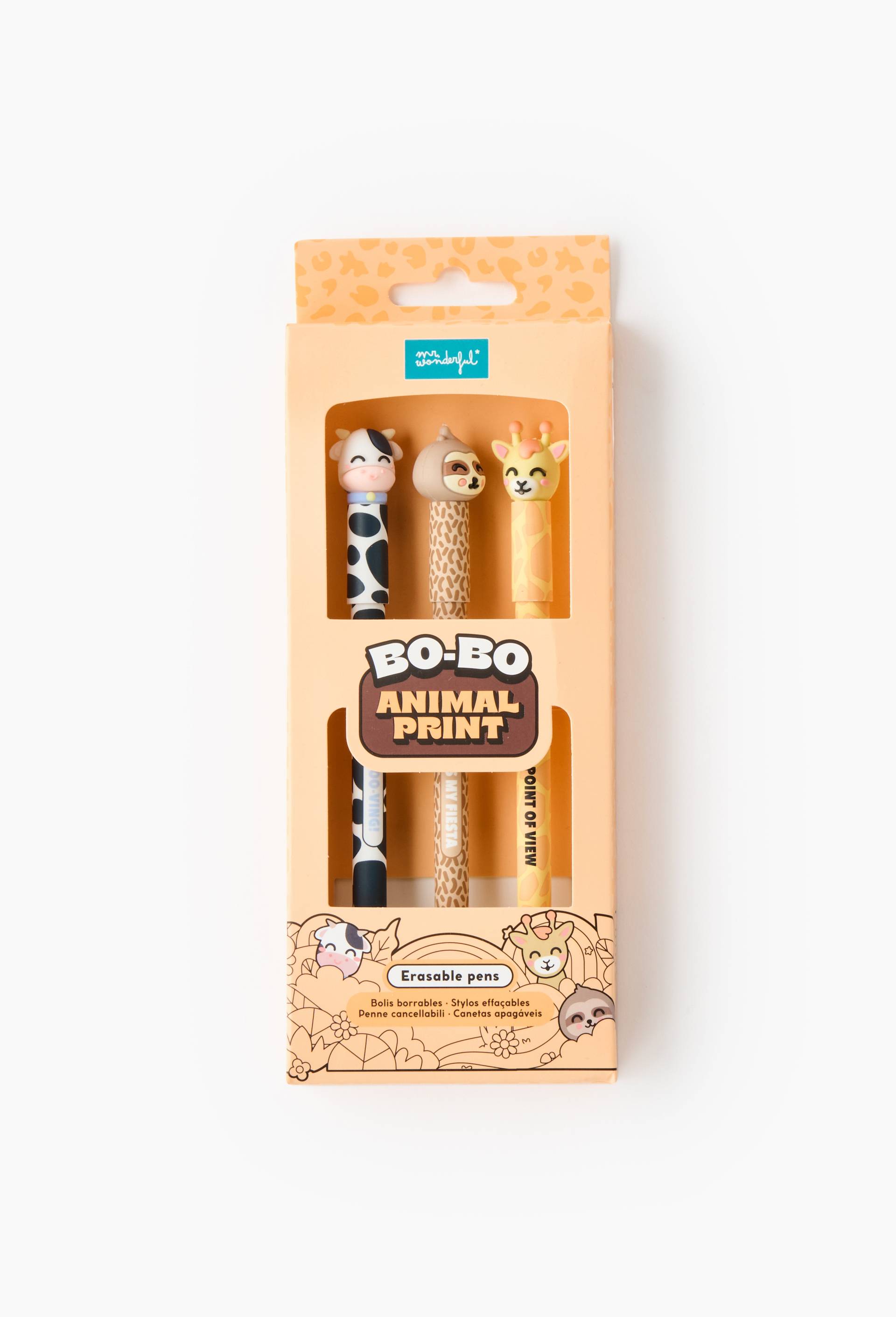 Lot de 3 stylos effa&ccedil;ables Bo-Bo, , large image number 1.0