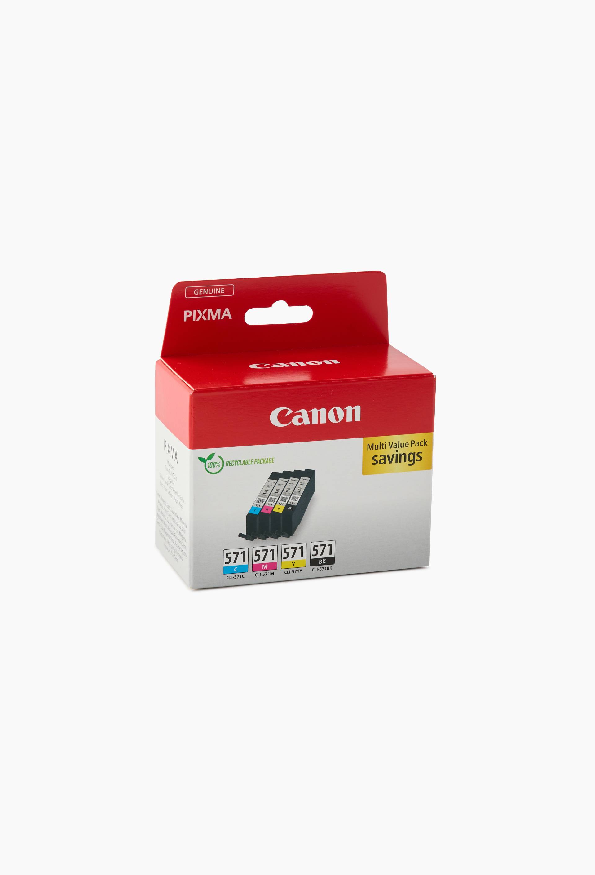 Pack de Cartouche d'encre Canon CLI-571 Cyan Magenta Jaune Noir, , large image number 0