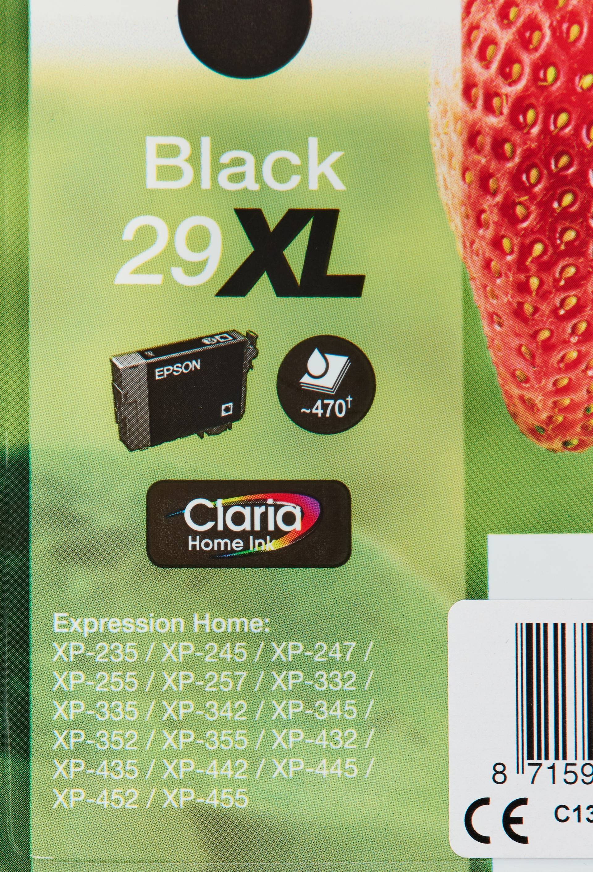Cartouche T2991 Noire XL S&eacute;rie Fraise, , large image number 1.0