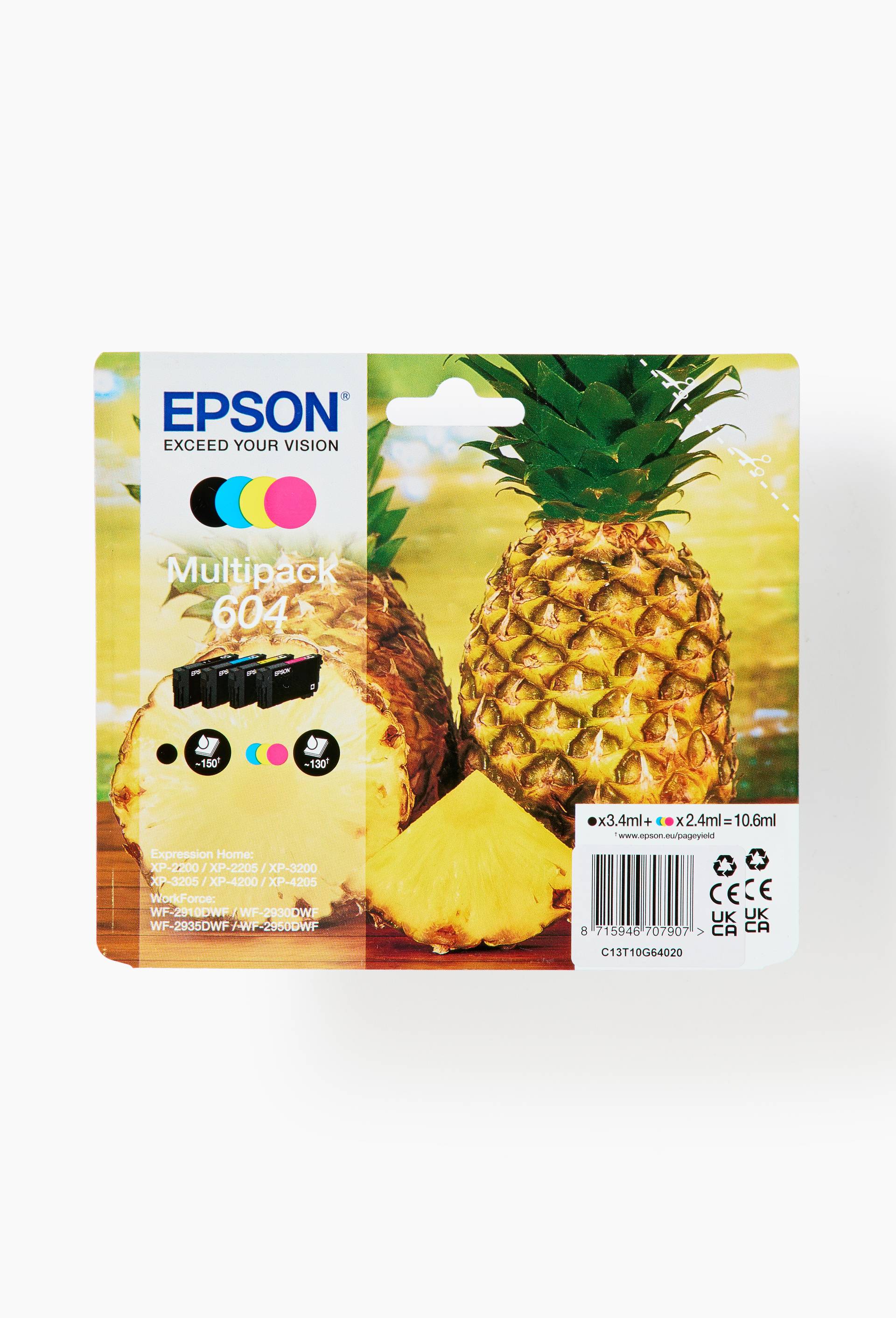 Paquet cartouche d'encre ananas noire xl n&deg;604, , large image number 0