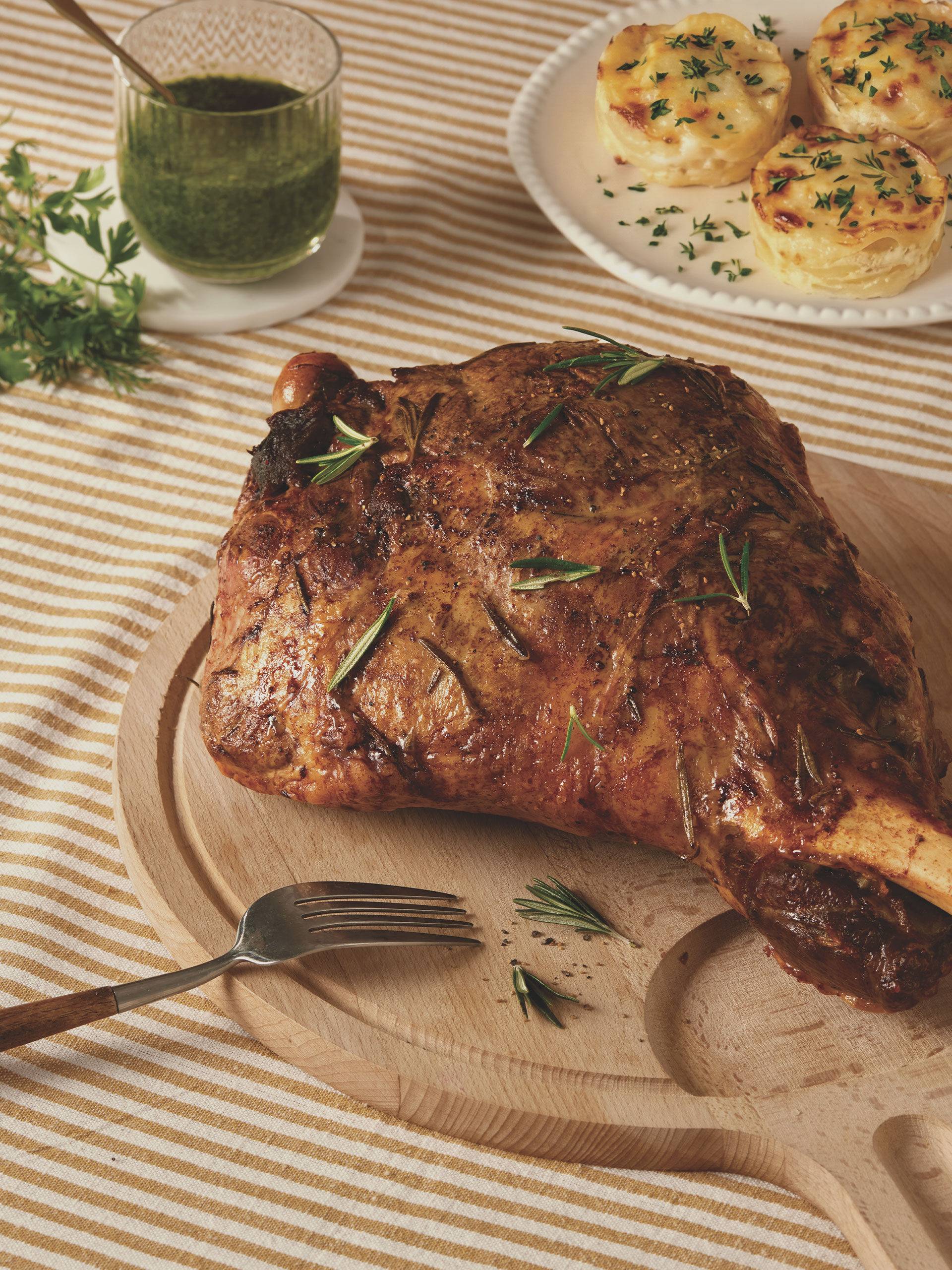 Gigot - salsa verde